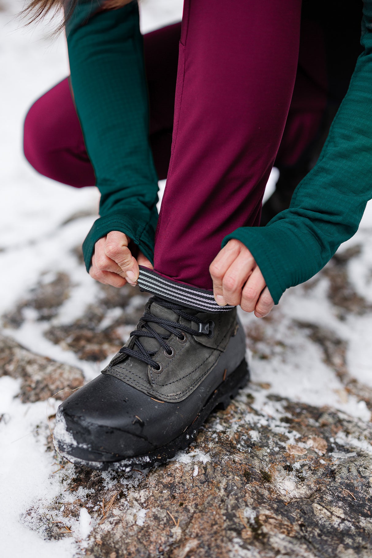 APEX Winter Pocket Leggings Magenta