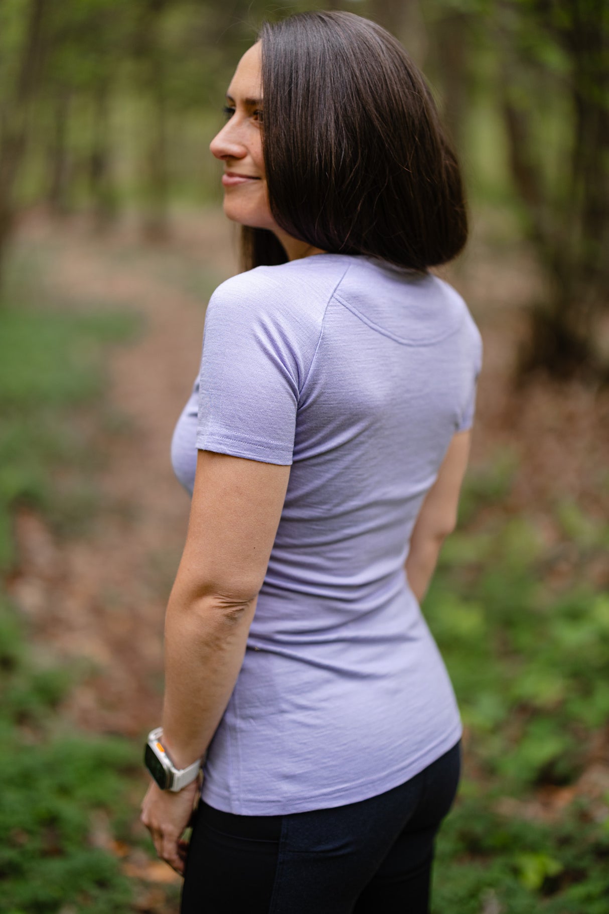 Merino Short Sleeve Tee Lilly