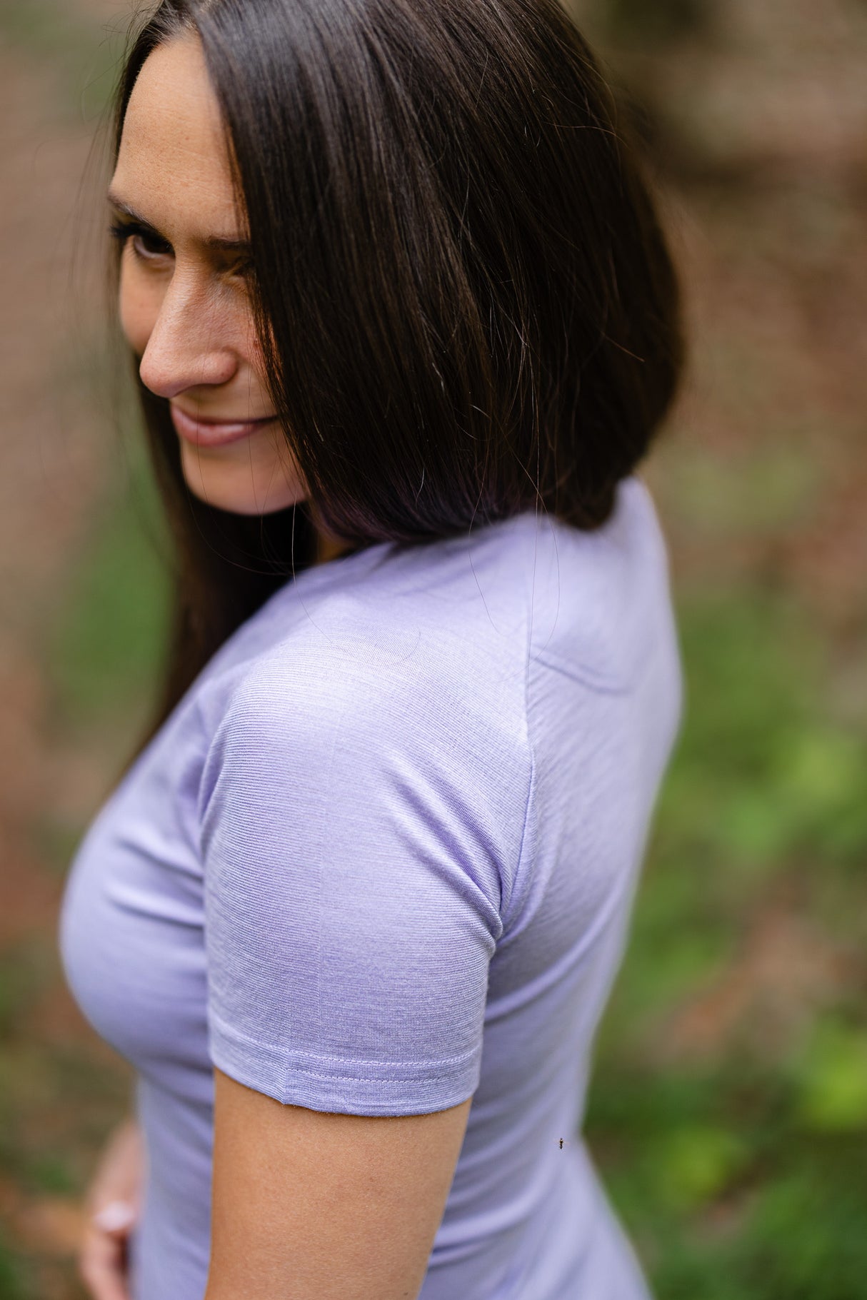 Merino Short Sleeve Tee Lilly