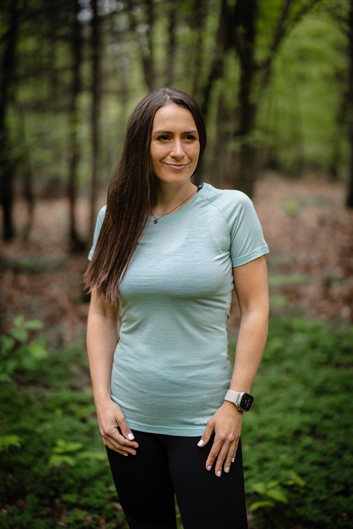 Merino Short Sleeve Tee Fern