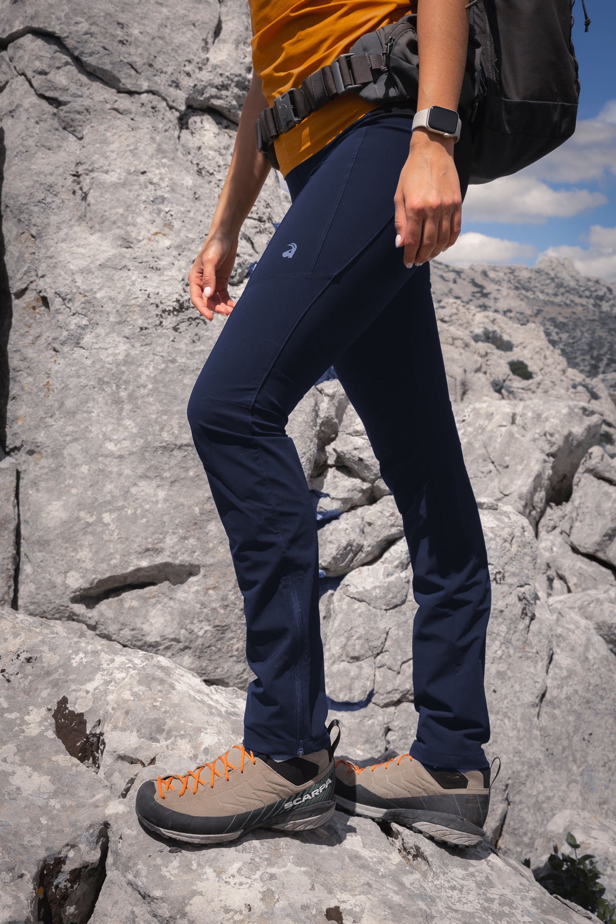 Ascent Hiking Pants Night Blue DWR