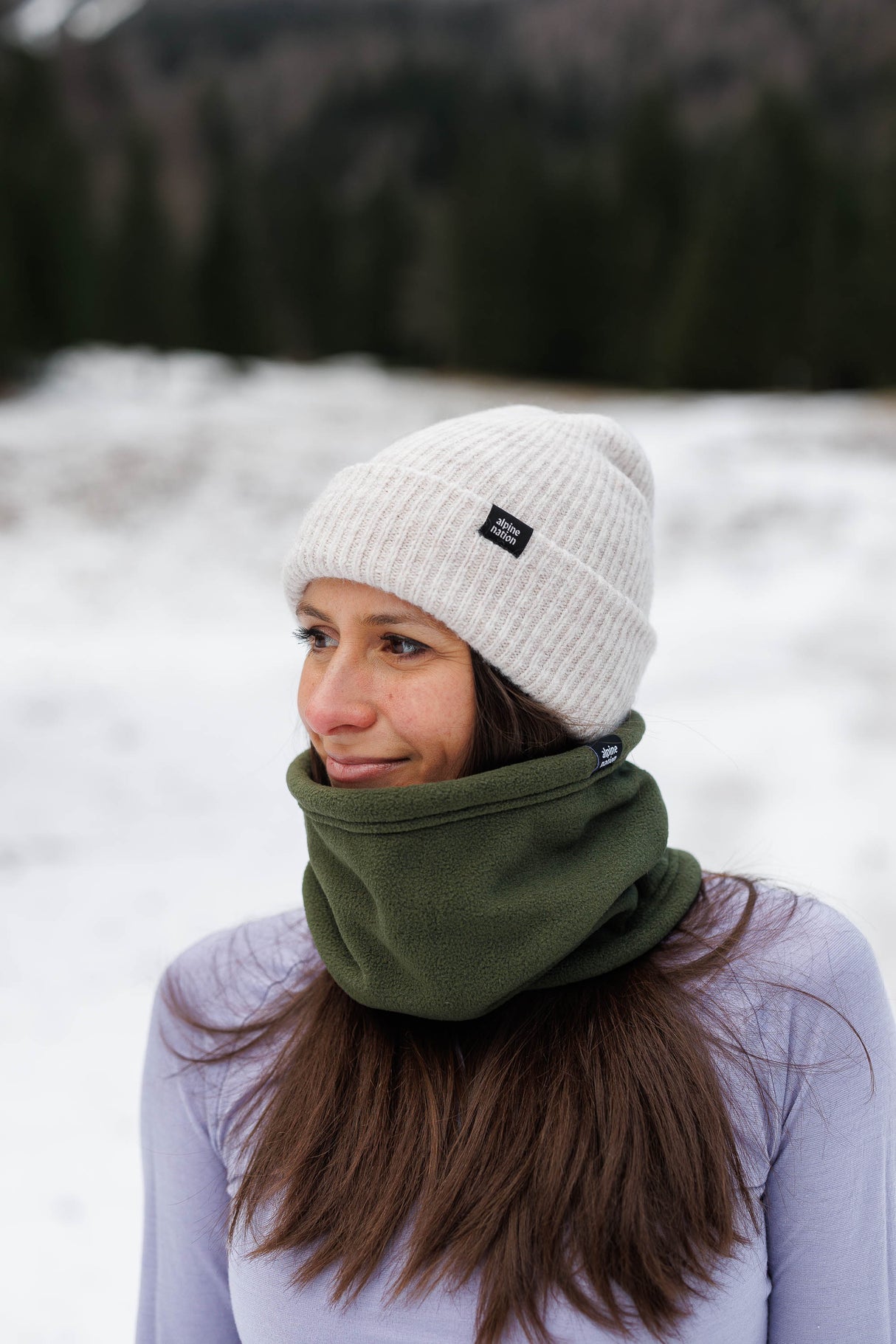 Sherpa Neckwarmer - Olive