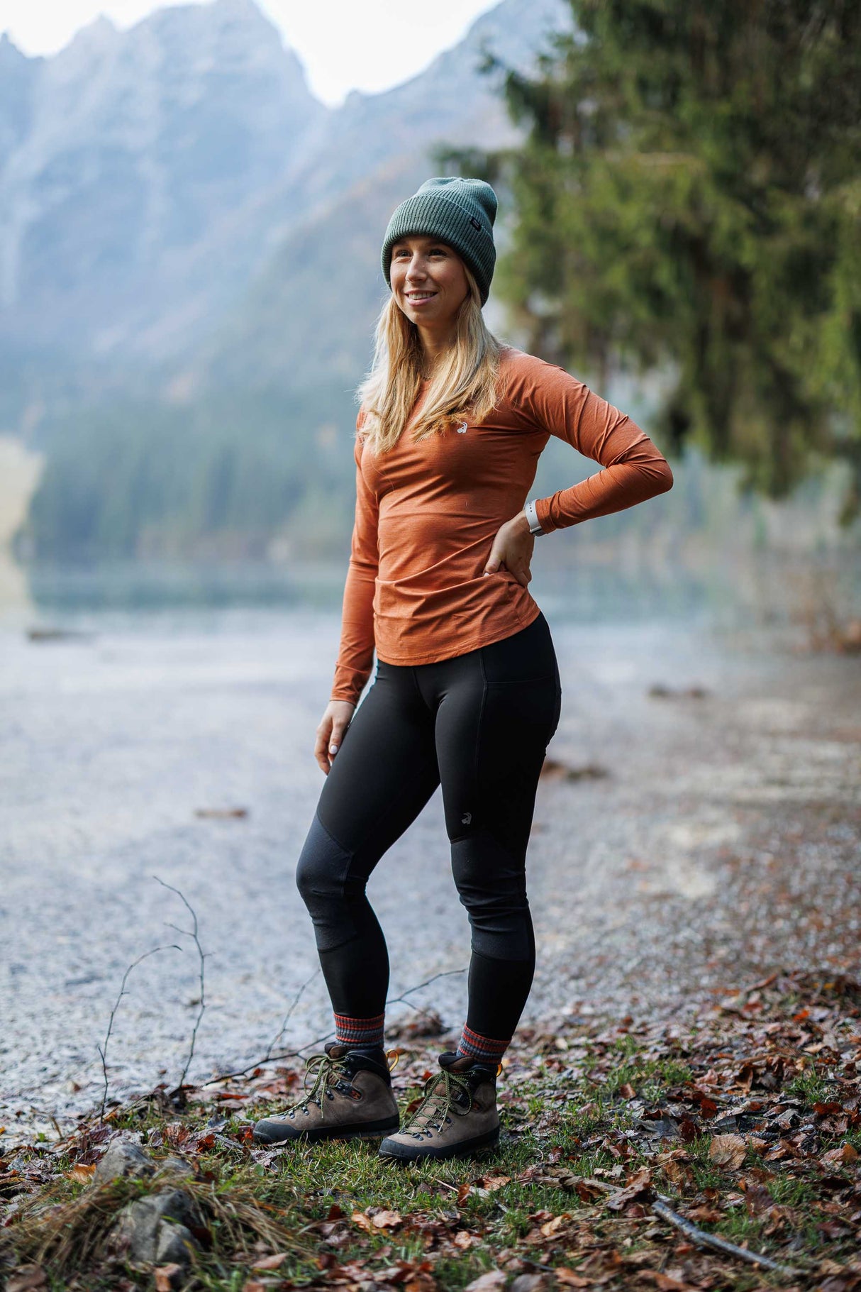 Summit Long Sleeve Tee Copper