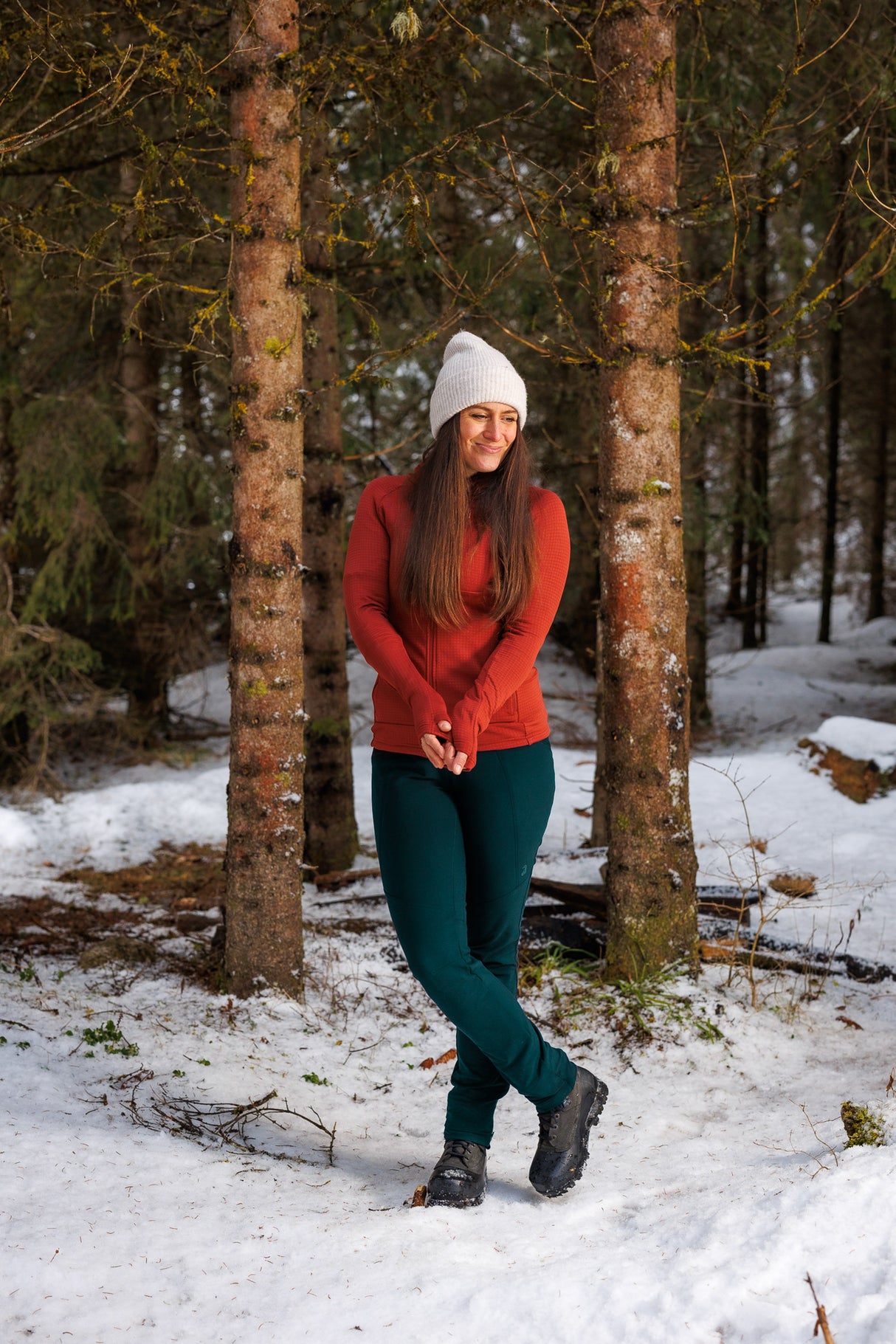 Altitude pohodne hlače Emerald