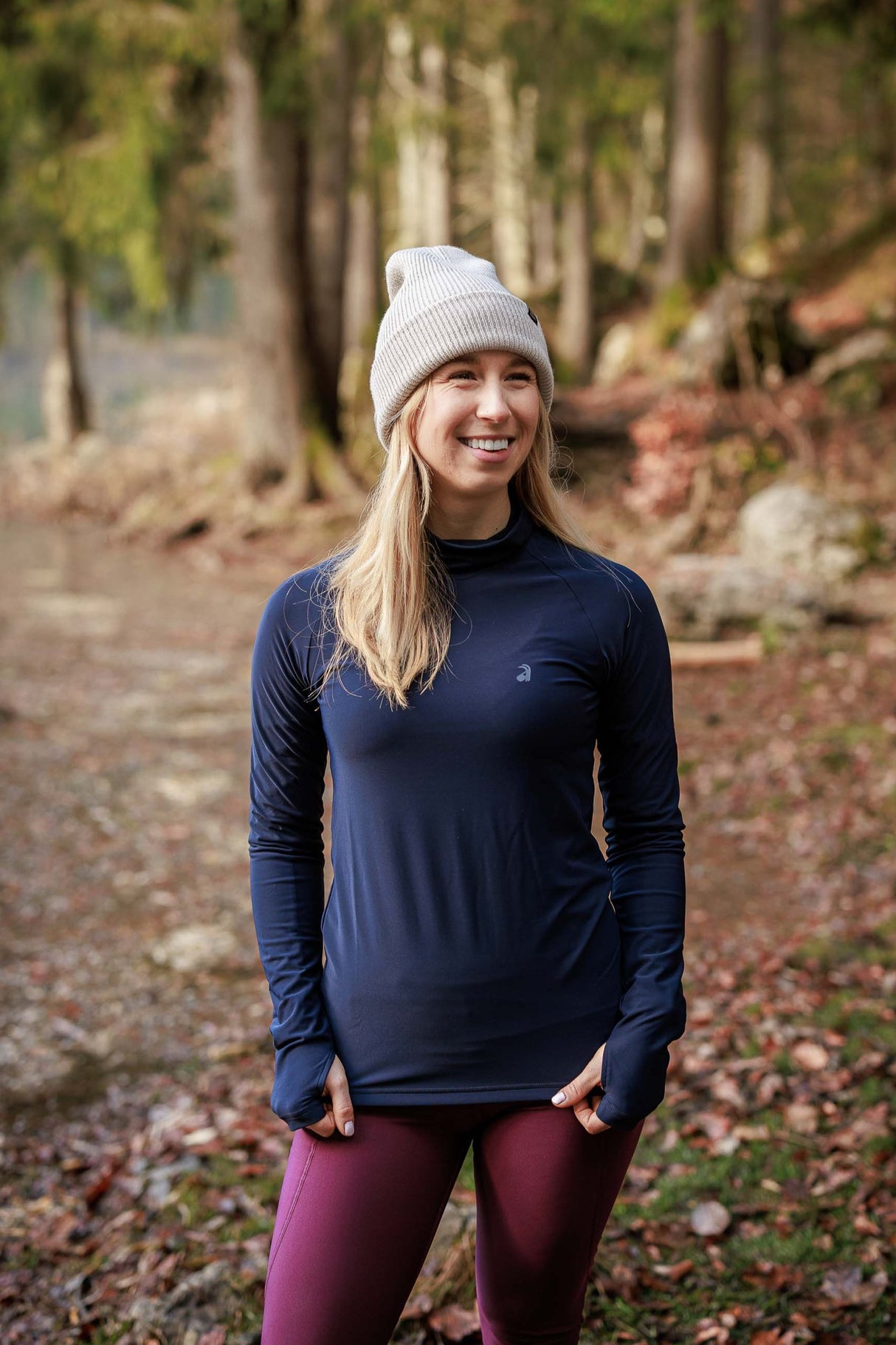 Maglione Momentum blu scuro