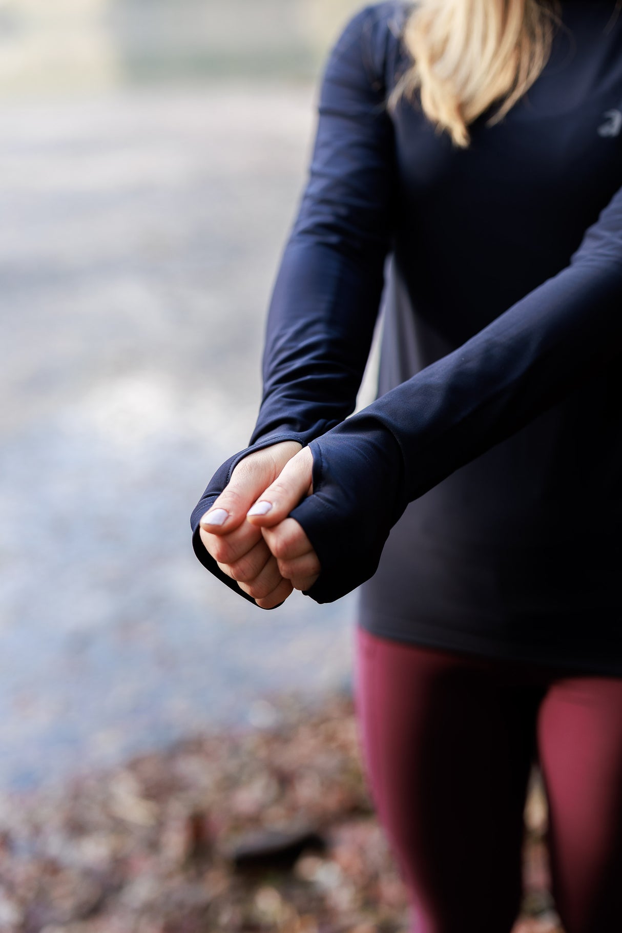 Maglione Momentum blu scuro