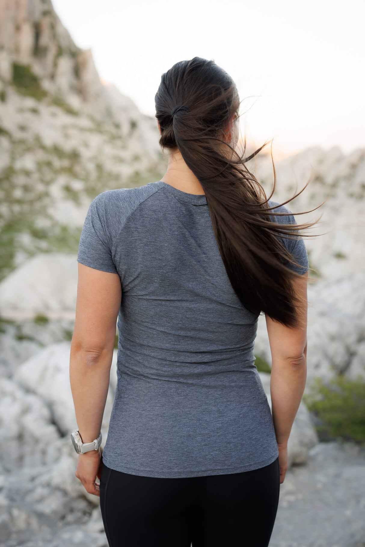 T-shirt a maniche corte Summit Steel Grey