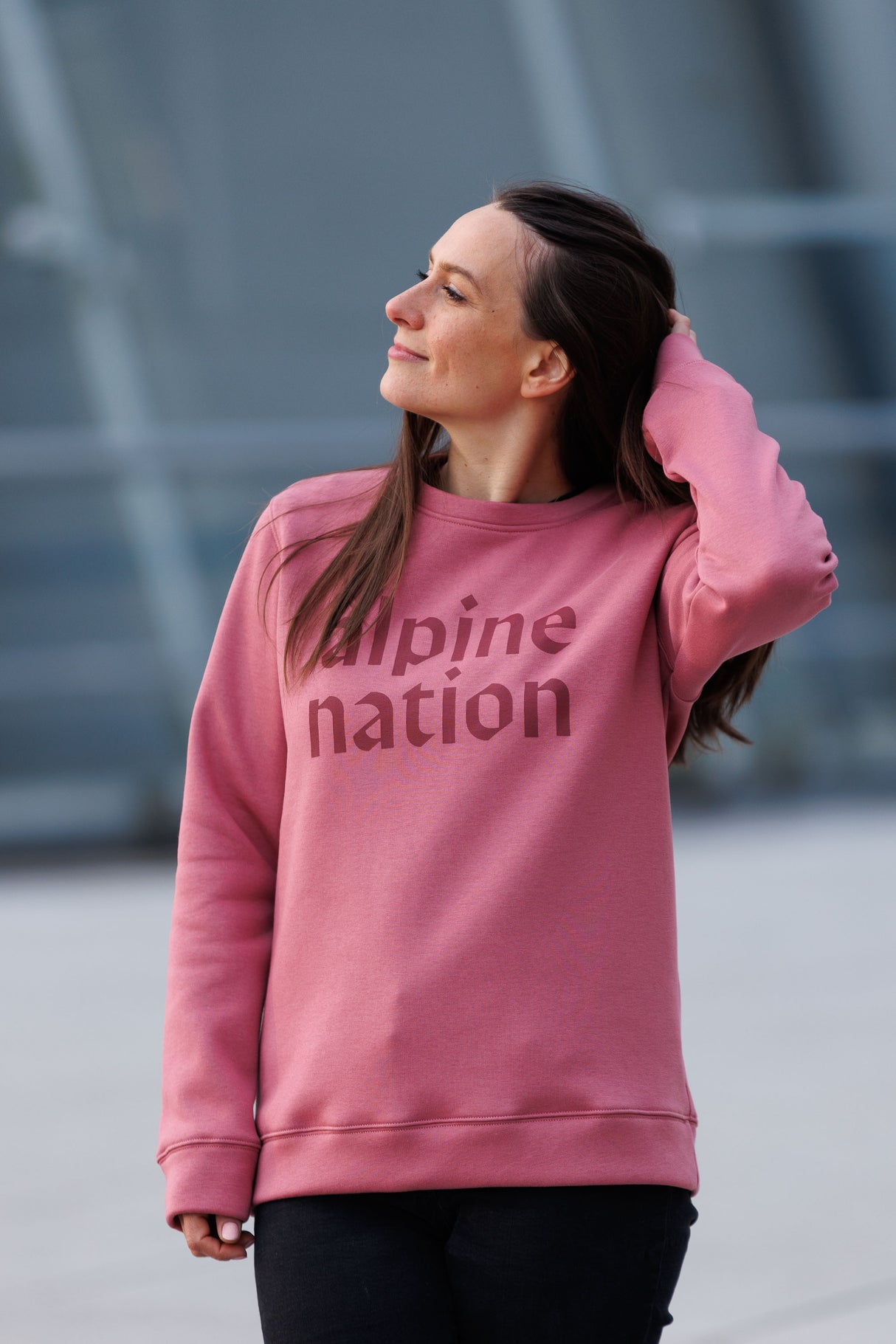 Lodge Sweater - Rosewood