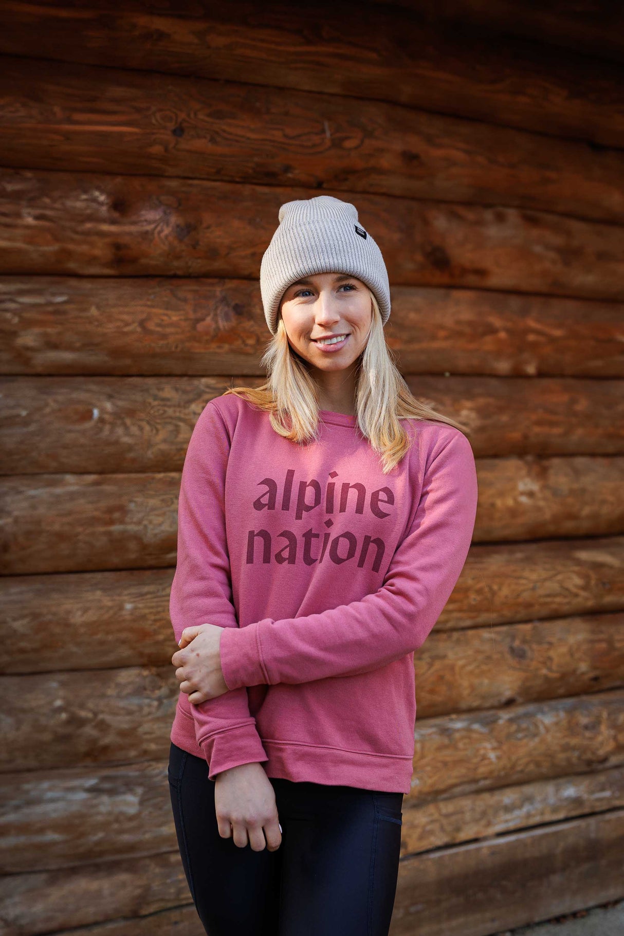 Lodge Sweater - Rosewood