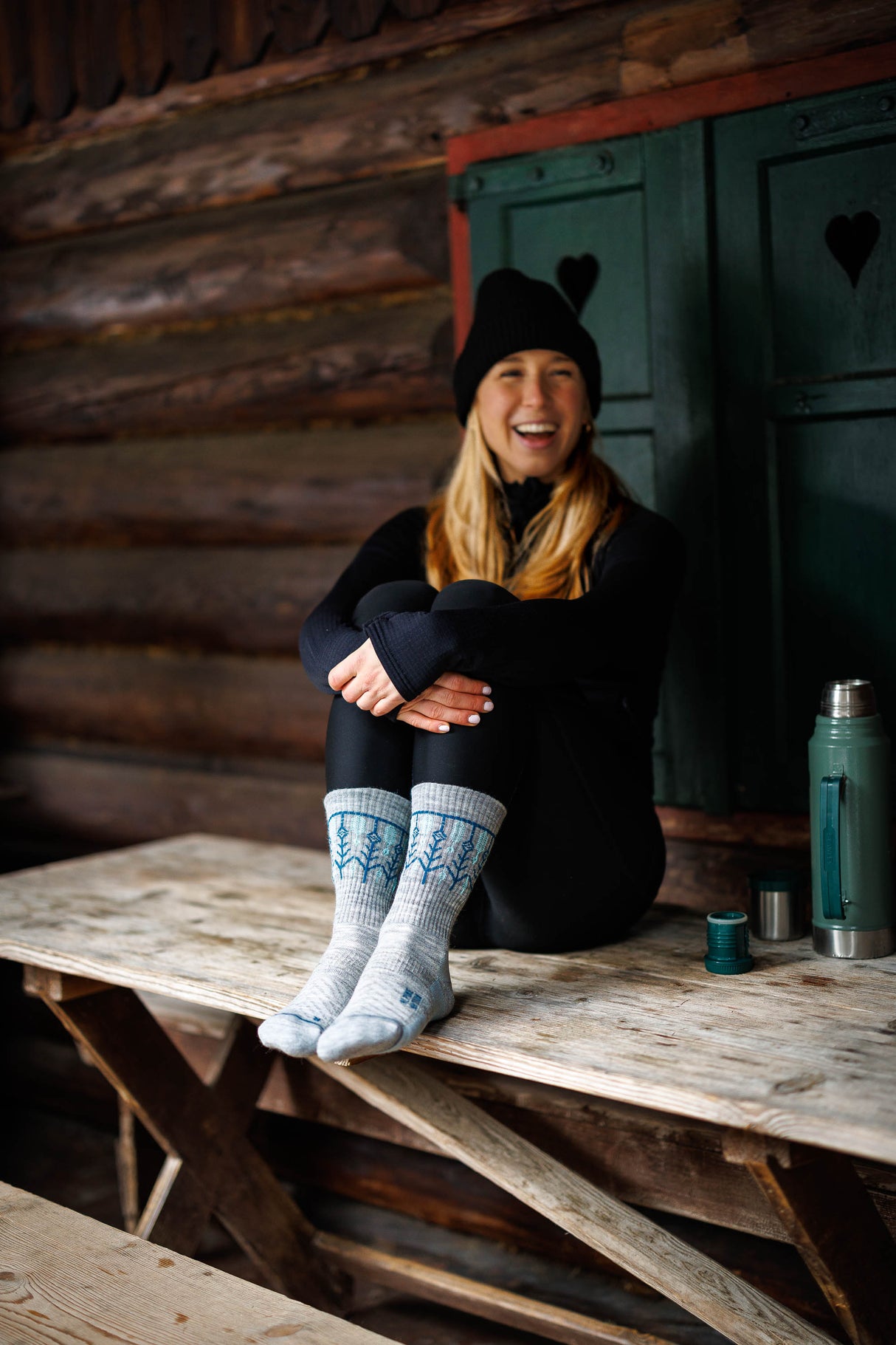 Abisko Wandersocken aus Merinowolle - Frost