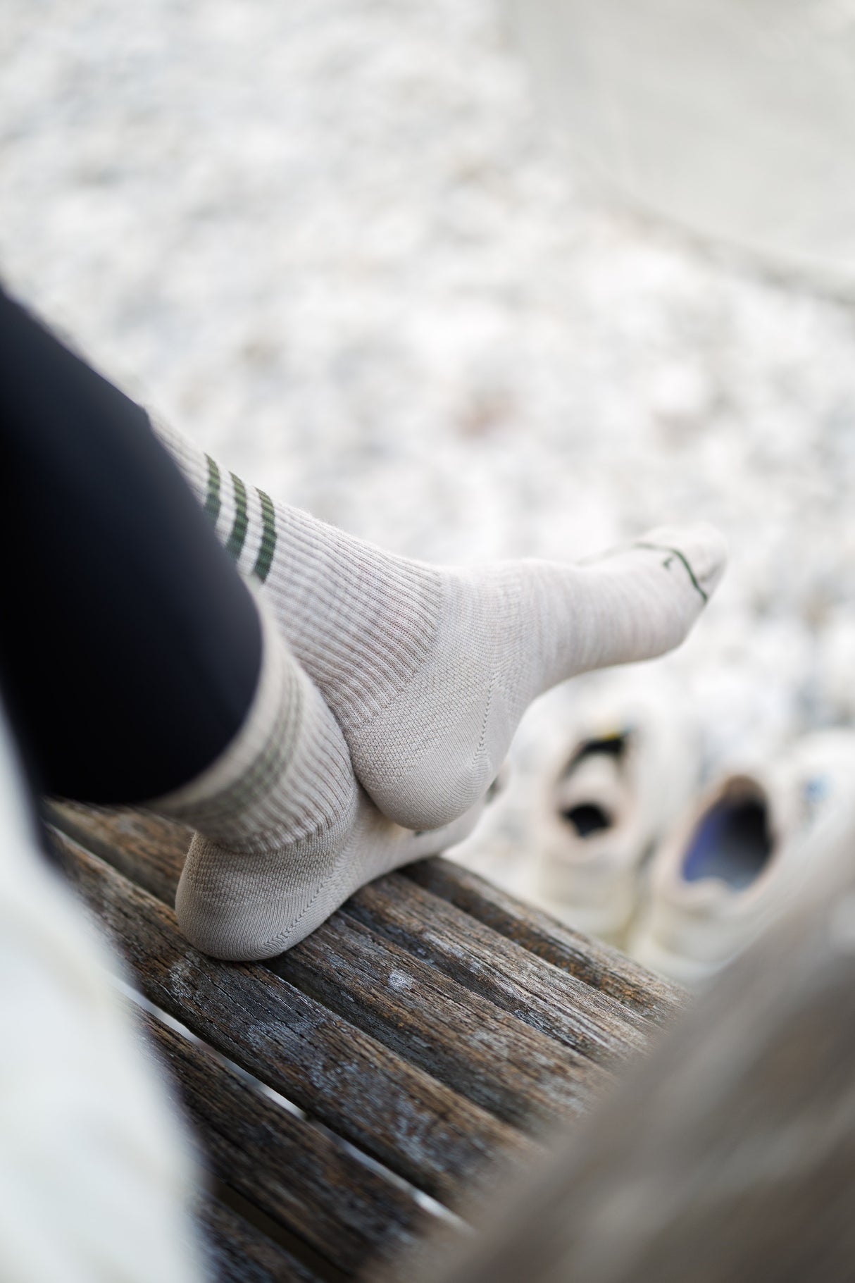 Seceda Light Merino Crew Socks Stone