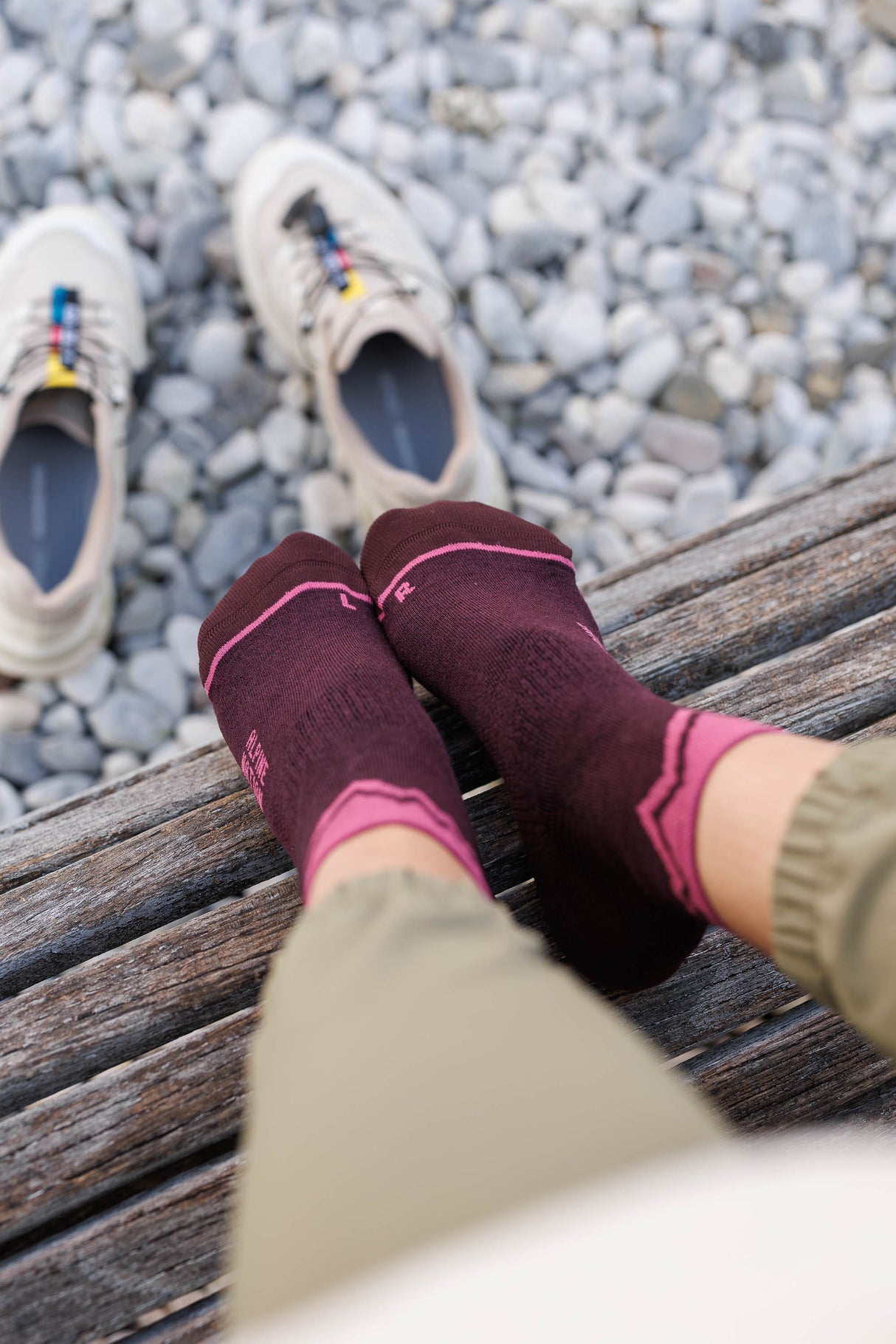 Seceda Light Merino mid crew čarape Alpenglow