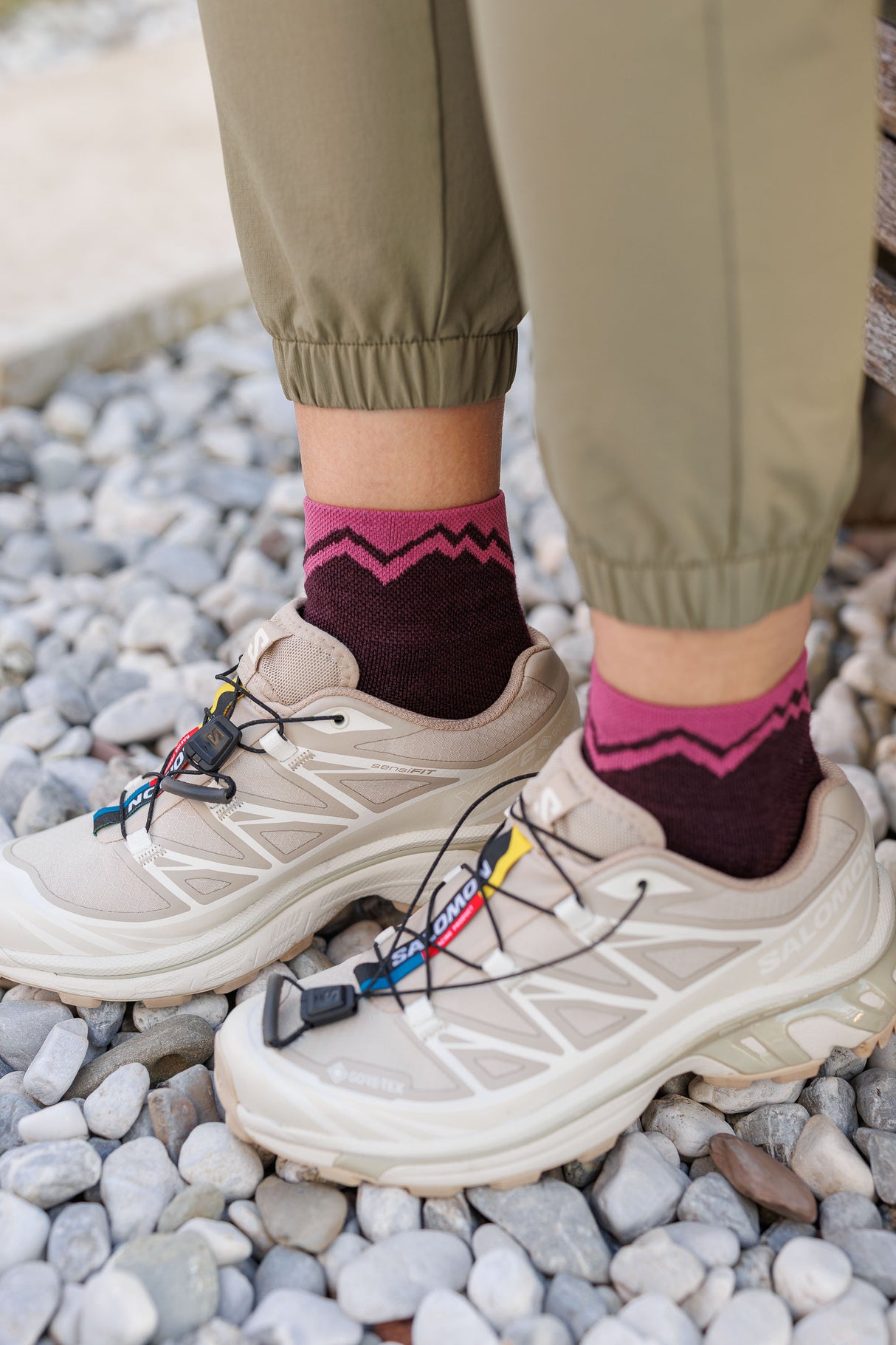 Seceda Light Merino mid crew čarape Alpenglow