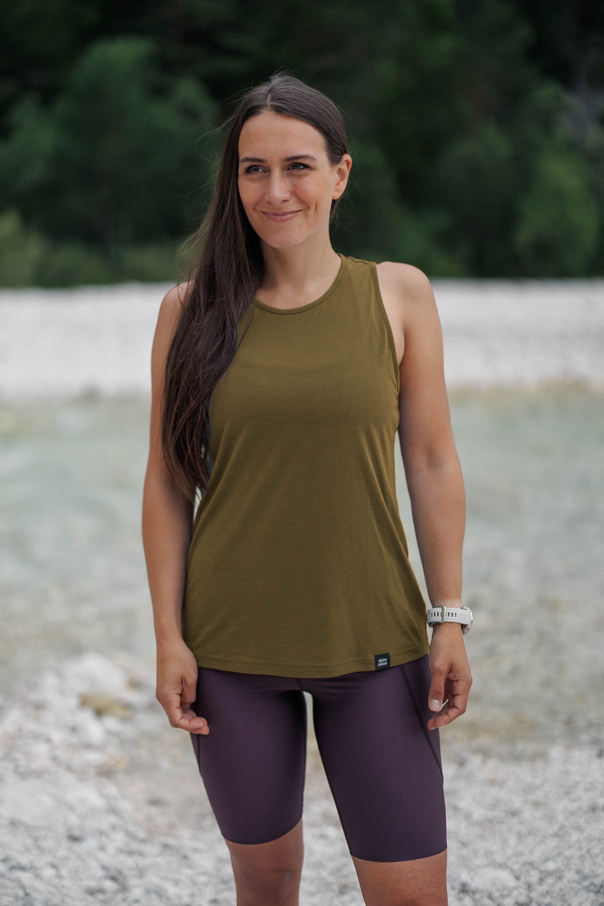 Vagabond canotta a schiena scoperta - Khaki