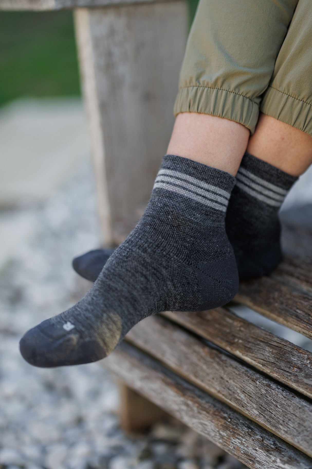 Seceda Light Merino Mid Crew Socks Slate