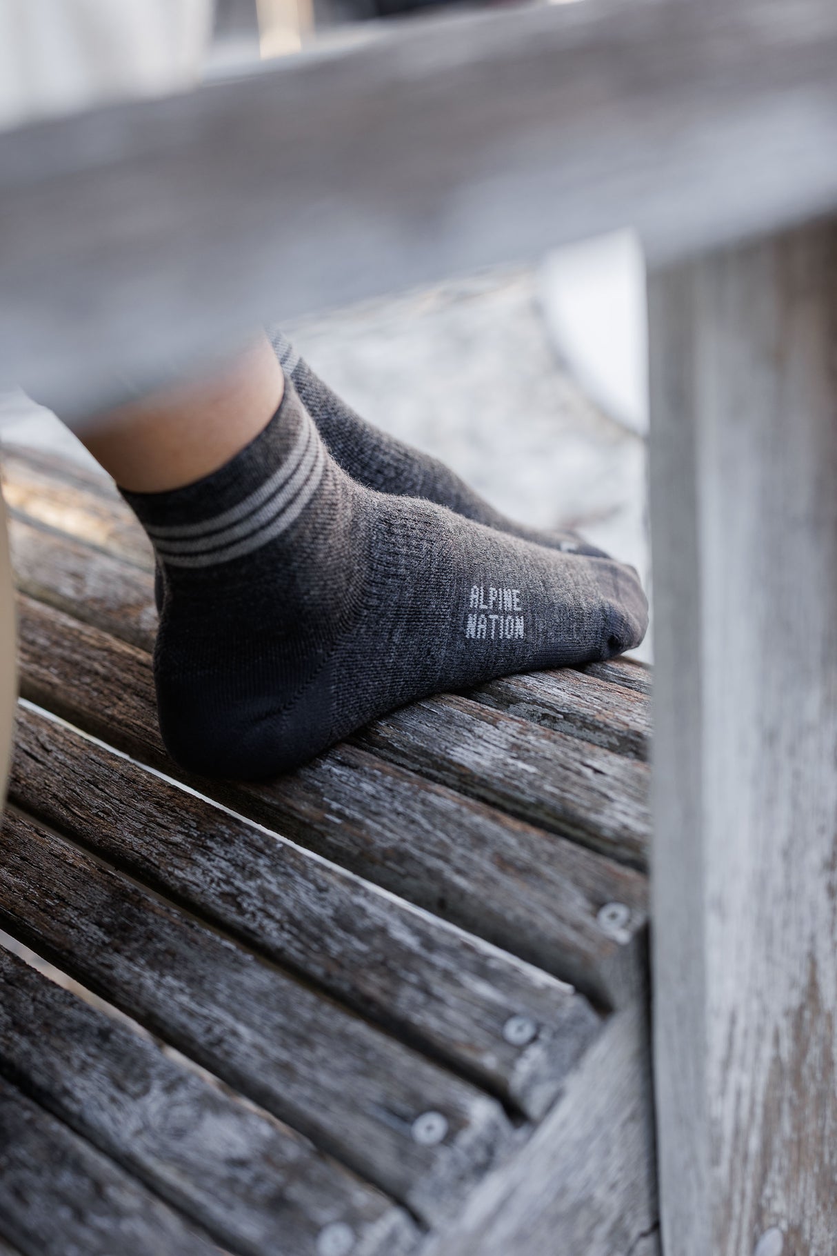Seceda Light Merino Mid Crew Socks Slate