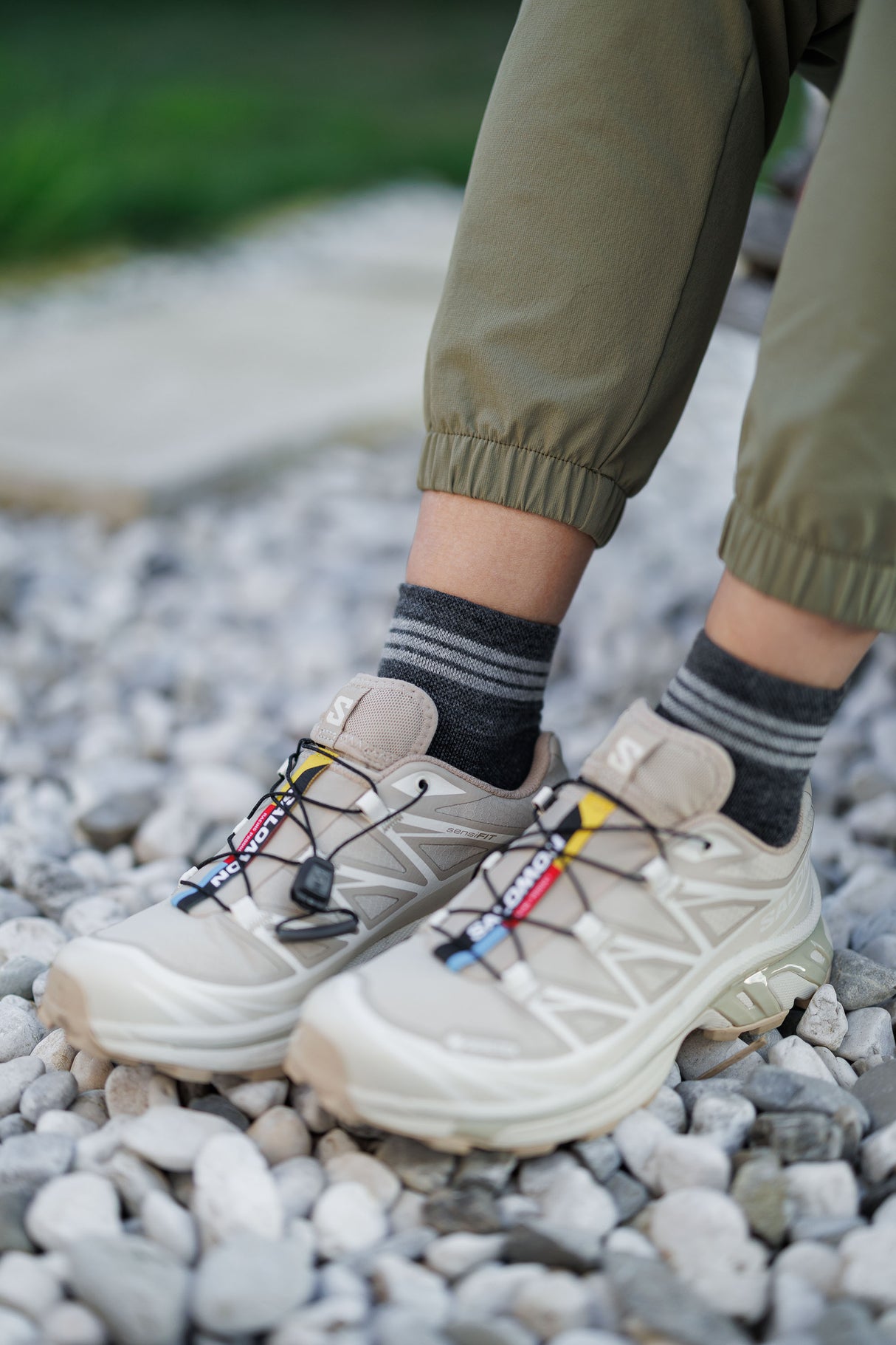 Seceda Light Merino Mid Crew Socks Slate