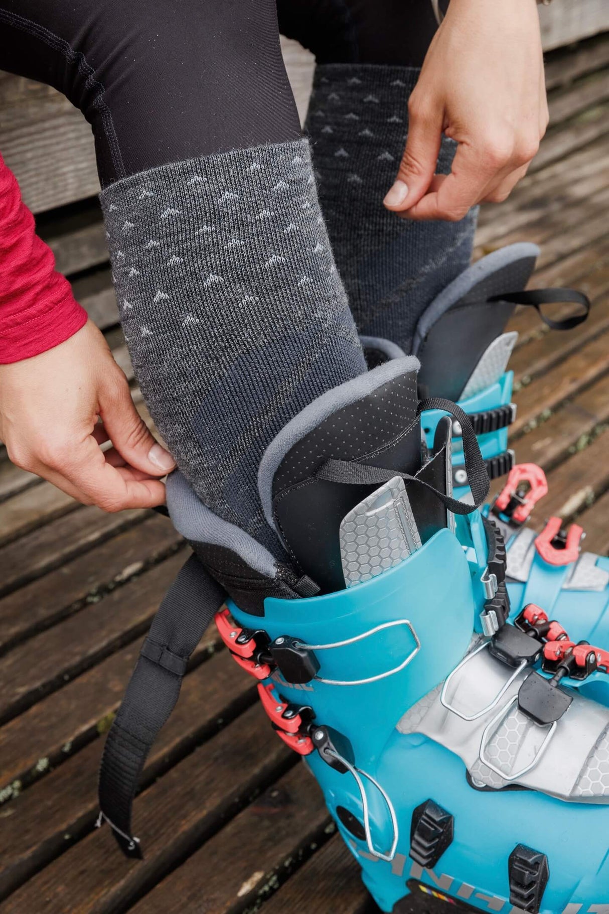 Lappland Merino Socken - Polar Night