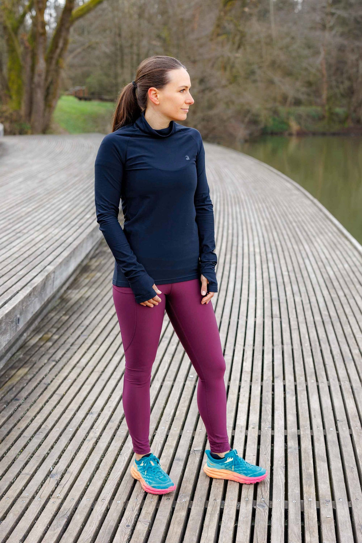 Maglione Momentum blu scuro