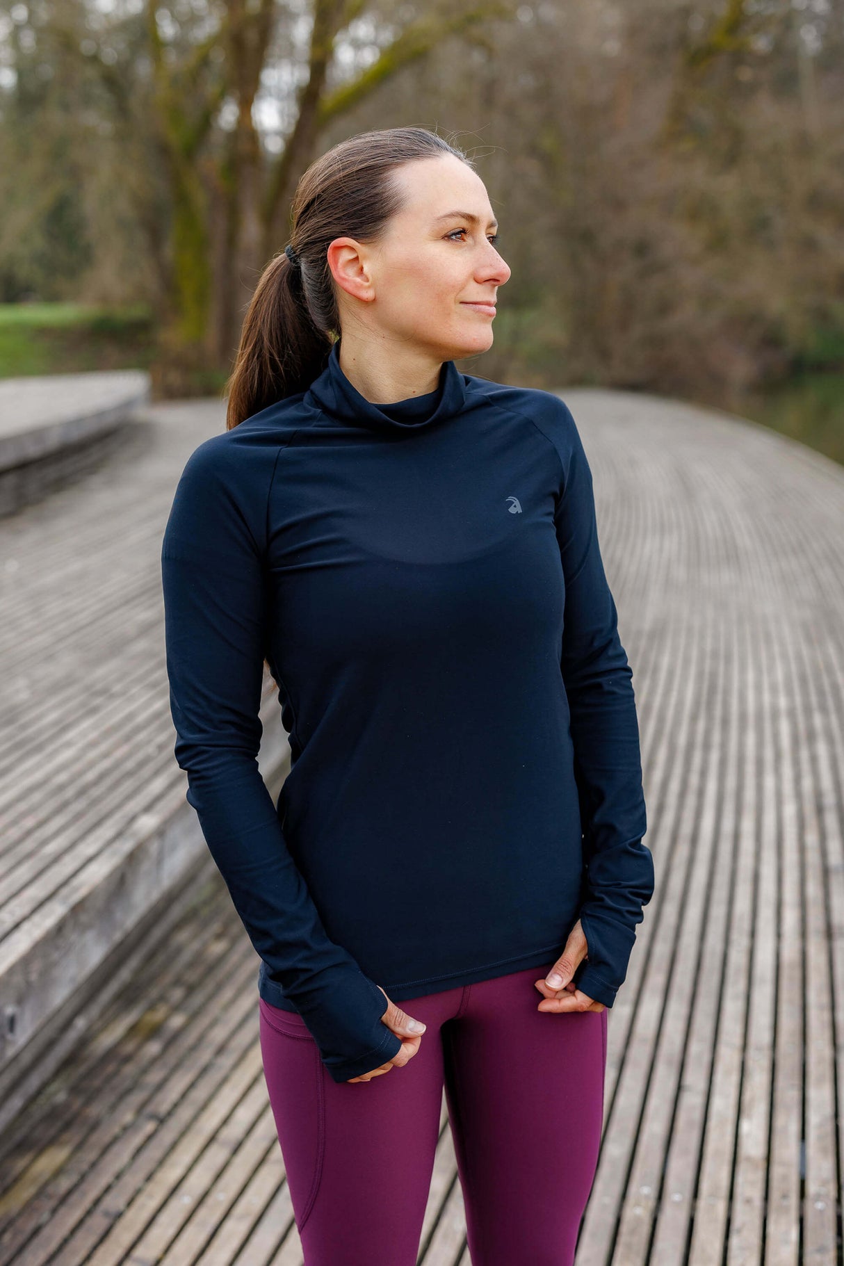 Maglione Momentum blu scuro