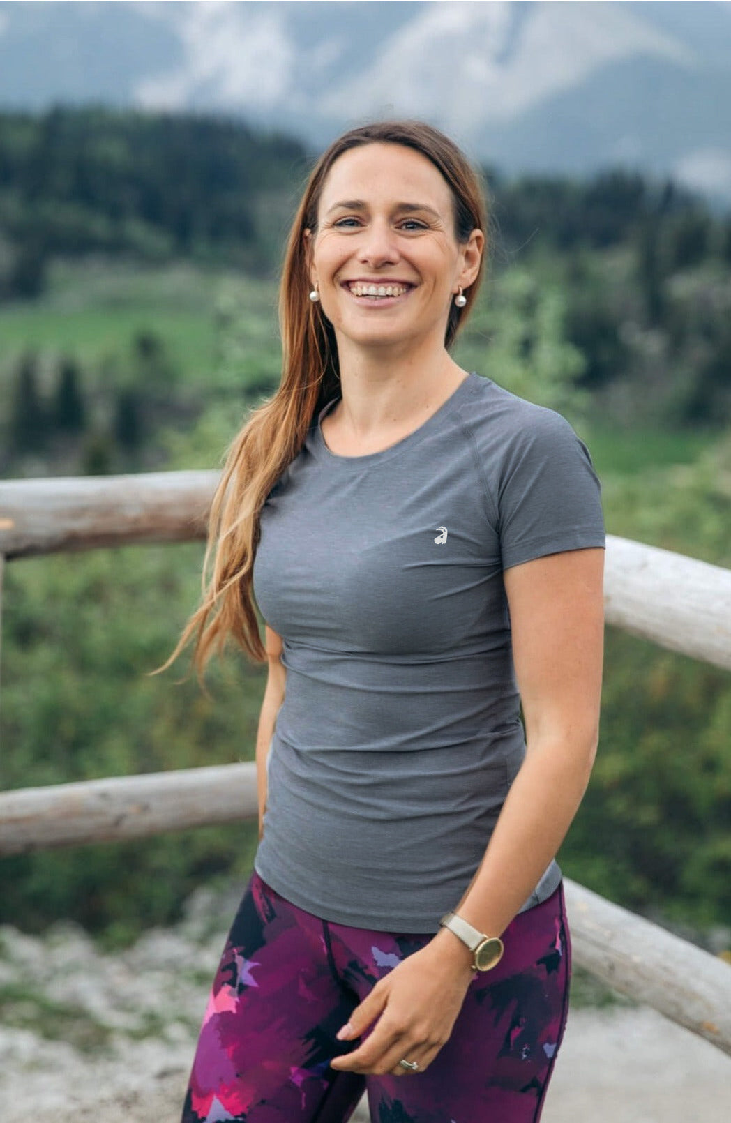 T-shirt a maniche corte Summit Steel Grey