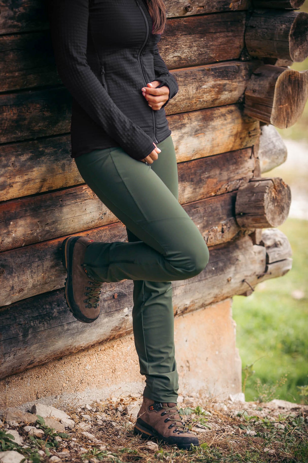 Ascent planinarske hlače Olive Green