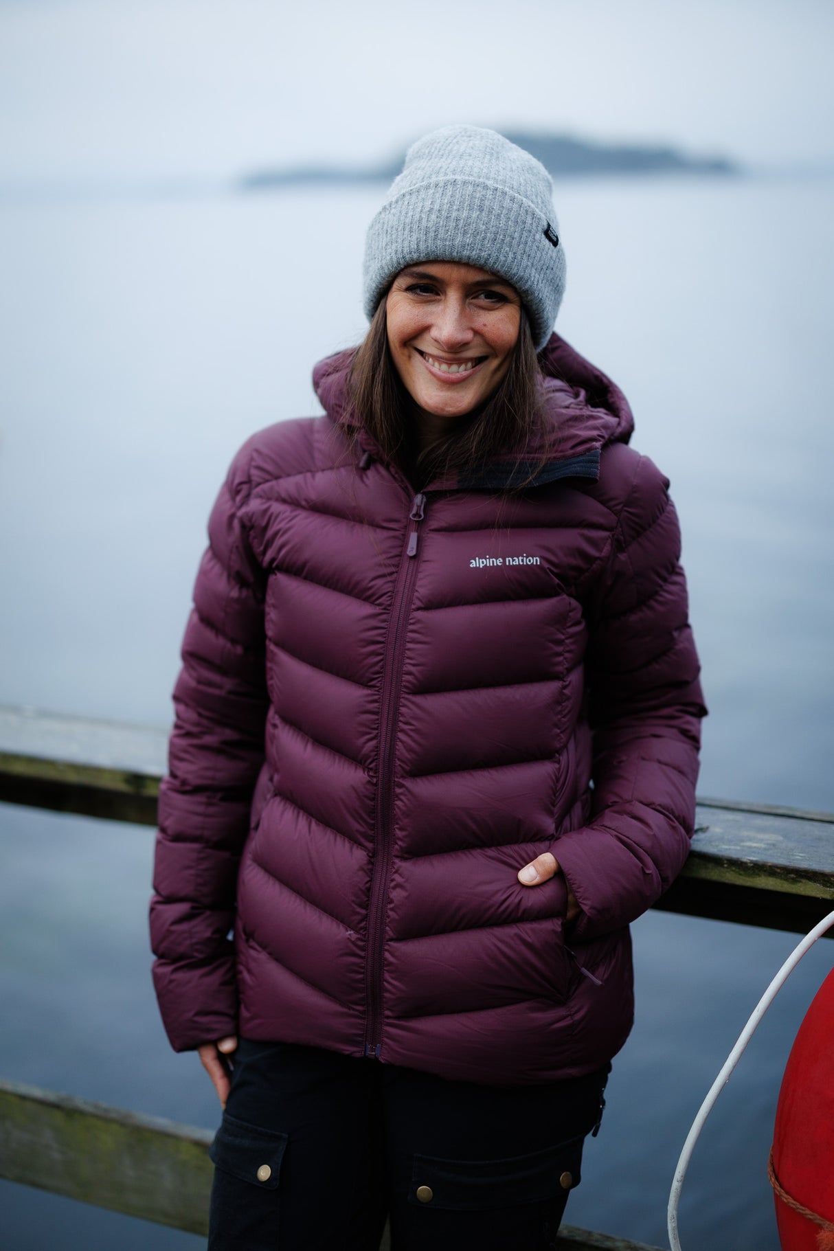 Nordwyn Daunenjacke - Lingonberry