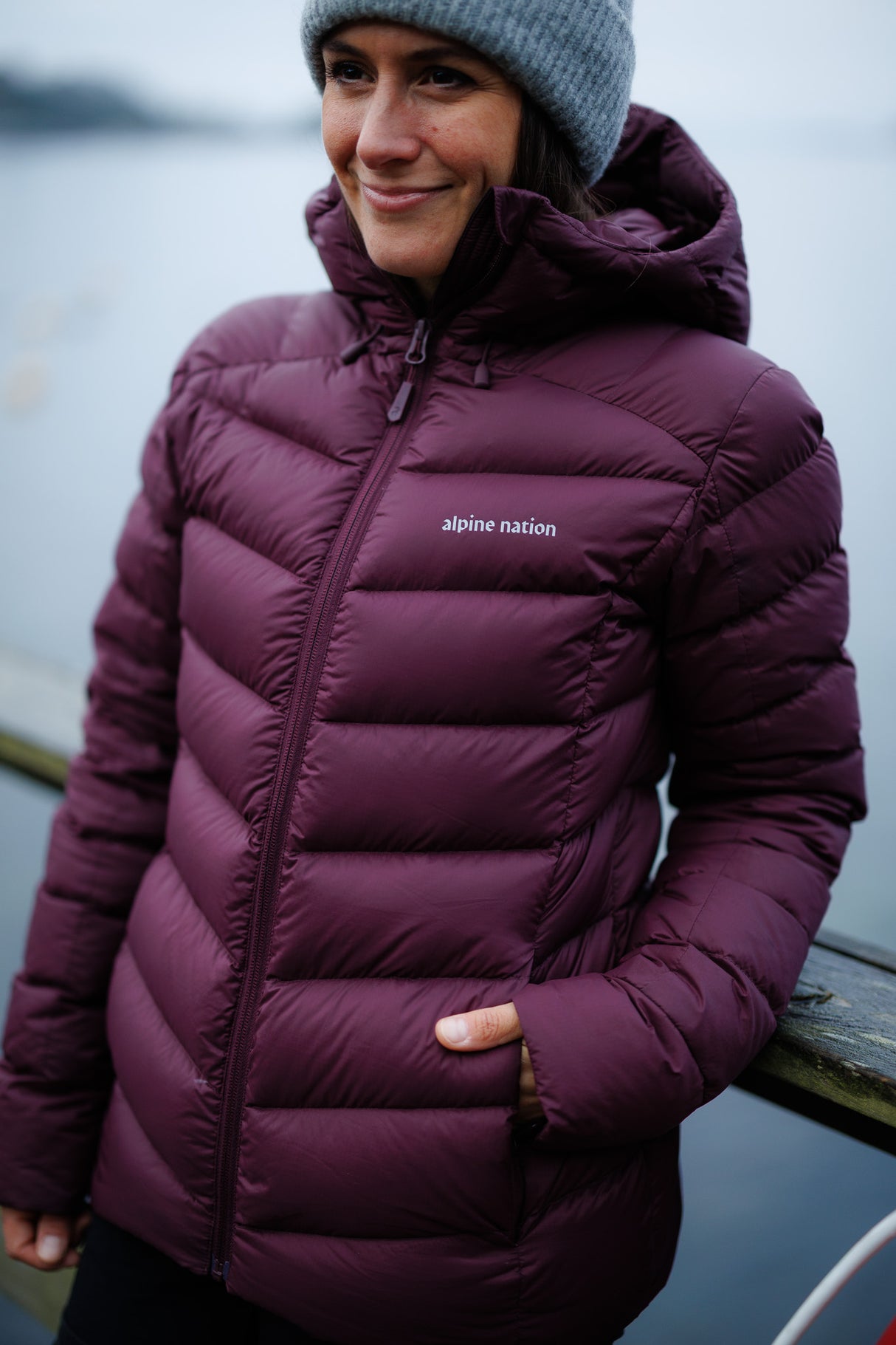 Nordwyn Daunenjacke - Lingonberry