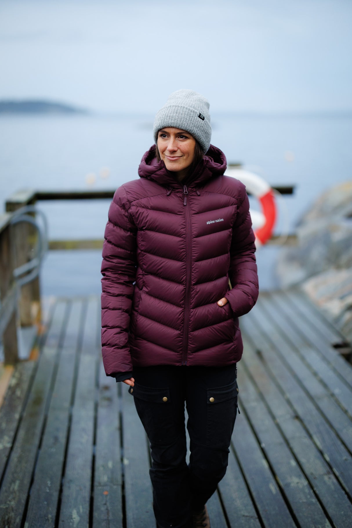 Nordwyn Daunenjacke - Lingonberry