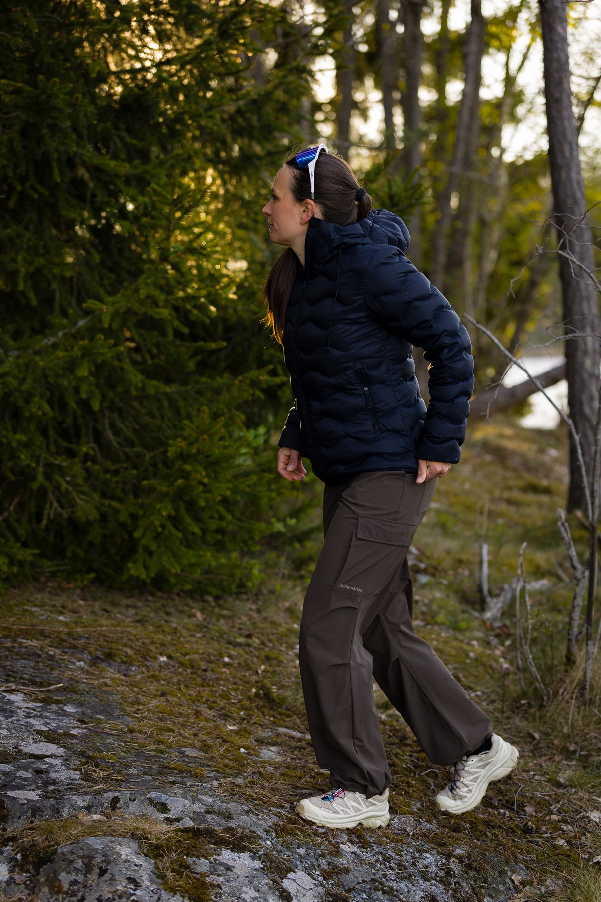 Parachute pants - Umber