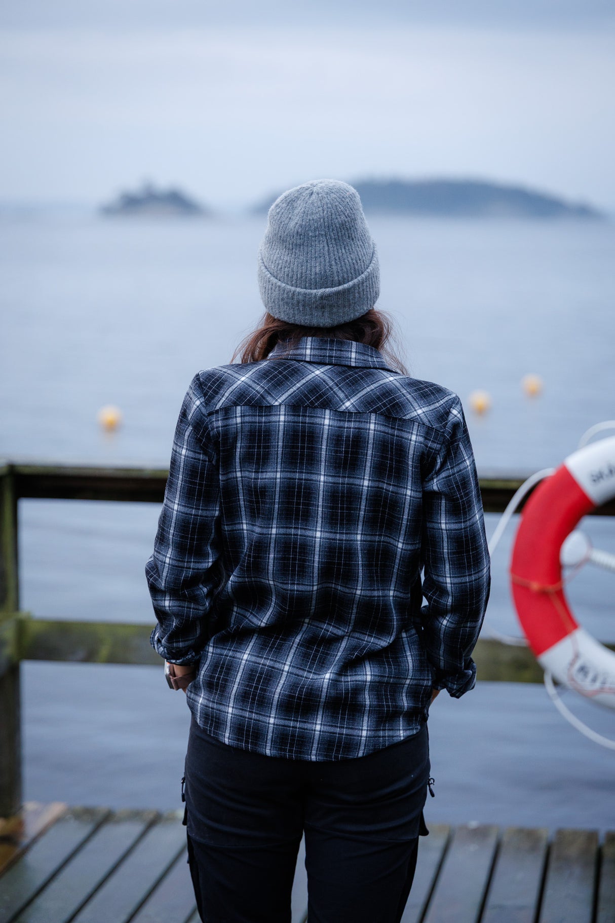 Sierra Flannel Shirt - Charcoal
