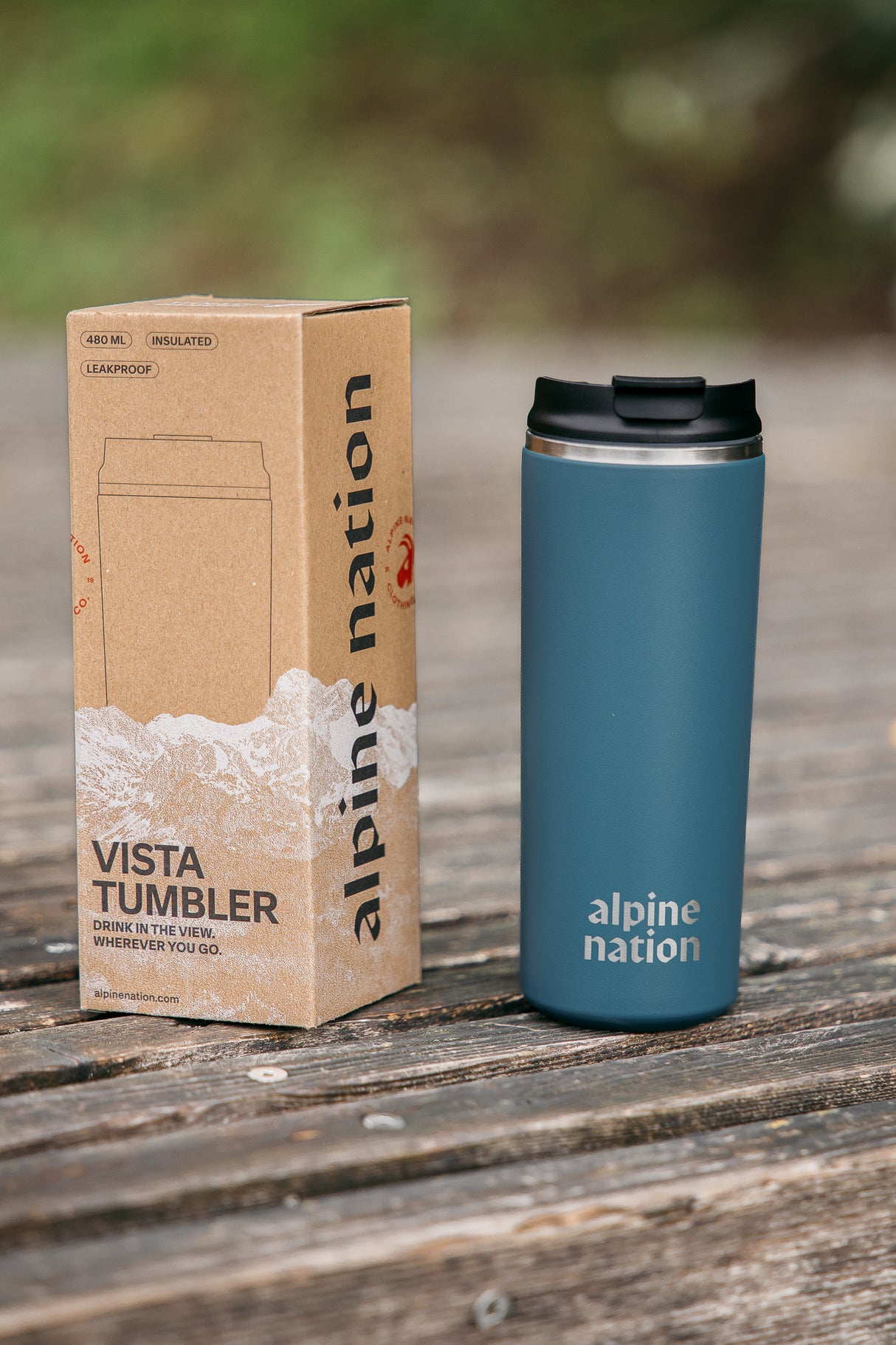 Vista Coffee Tumbler - Cobalt Blue