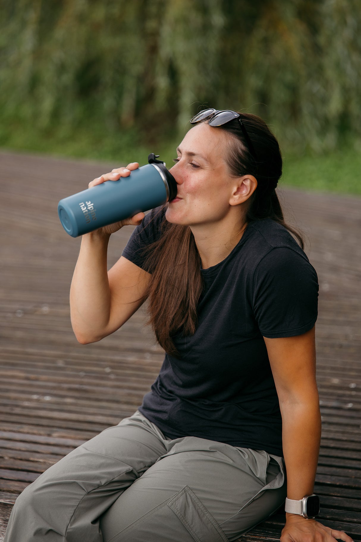 Vista Coffee Tumbler - Cobalt Blue