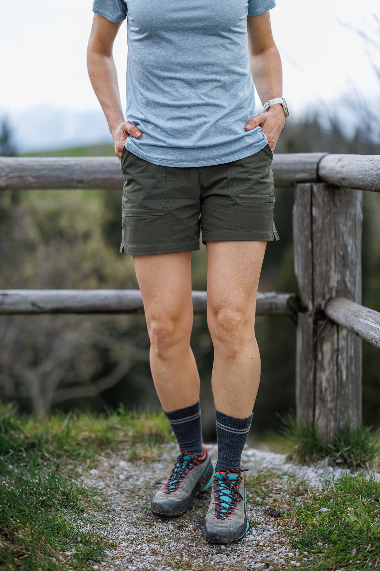 Vista Shorts - Moss Green