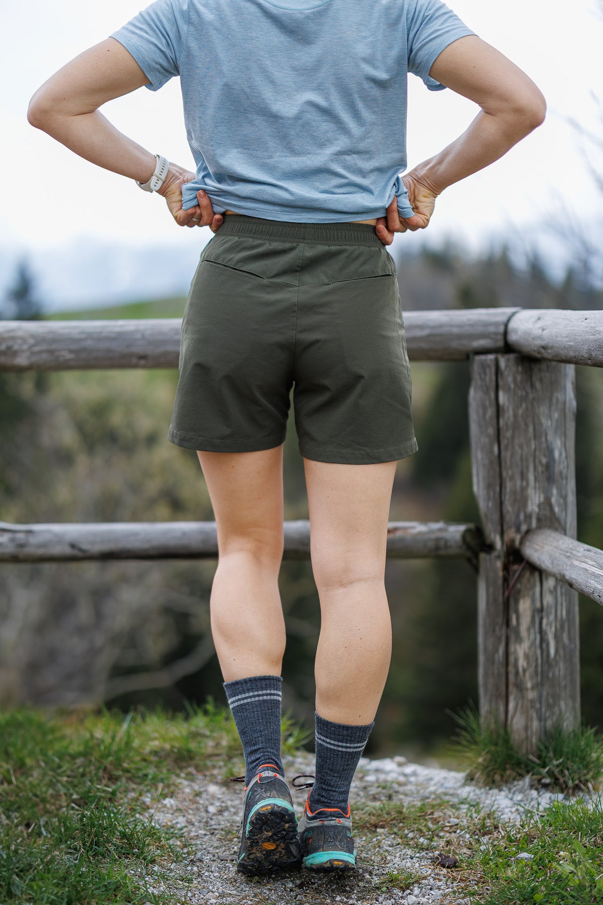 Vista Shorts - Moss Green