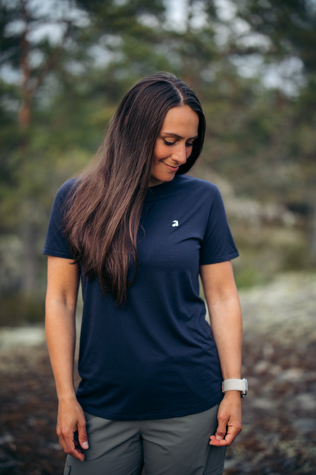 Flow Merino Tee - Indigo