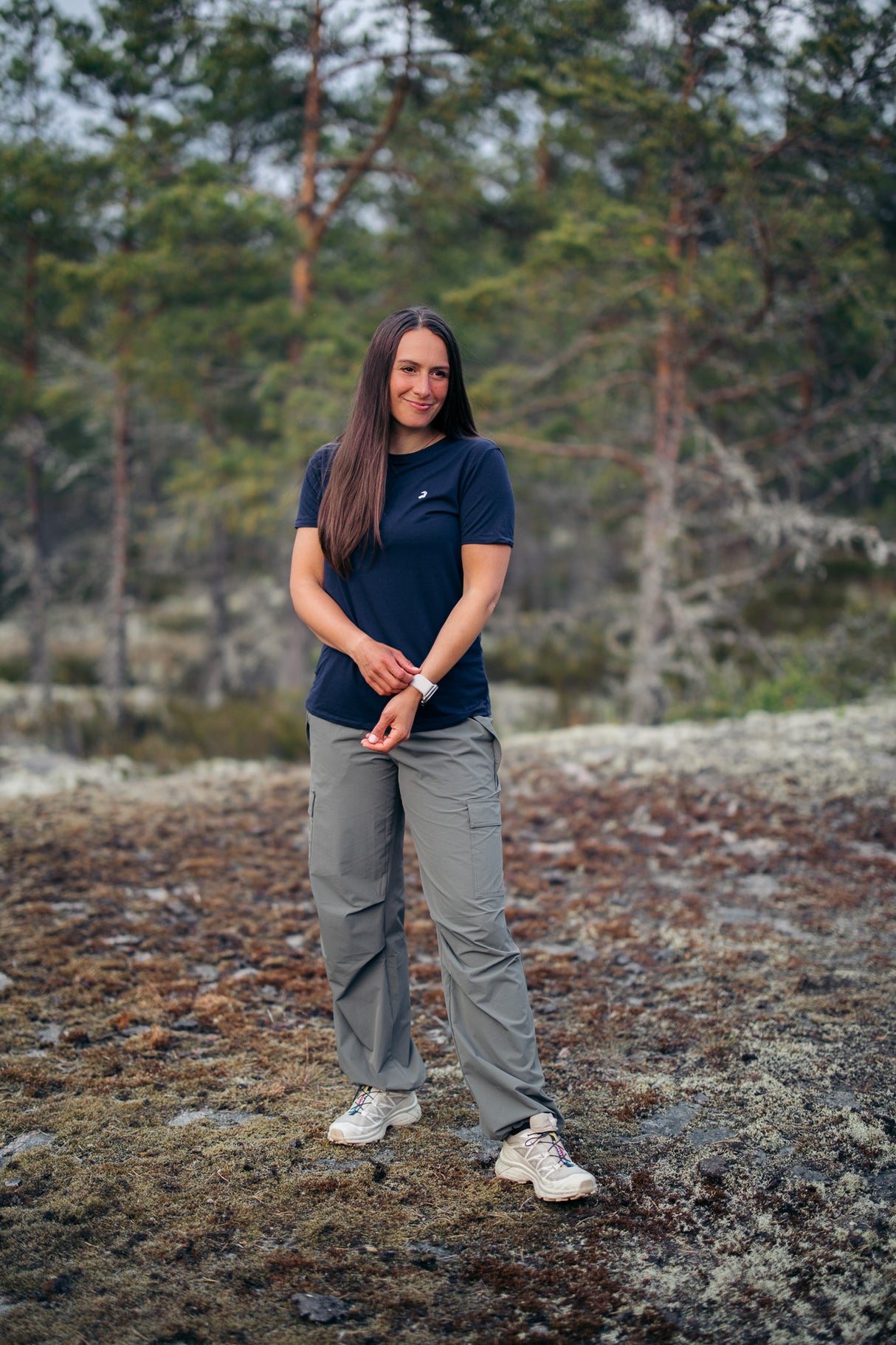 Flow Merino Tee - Indigo
