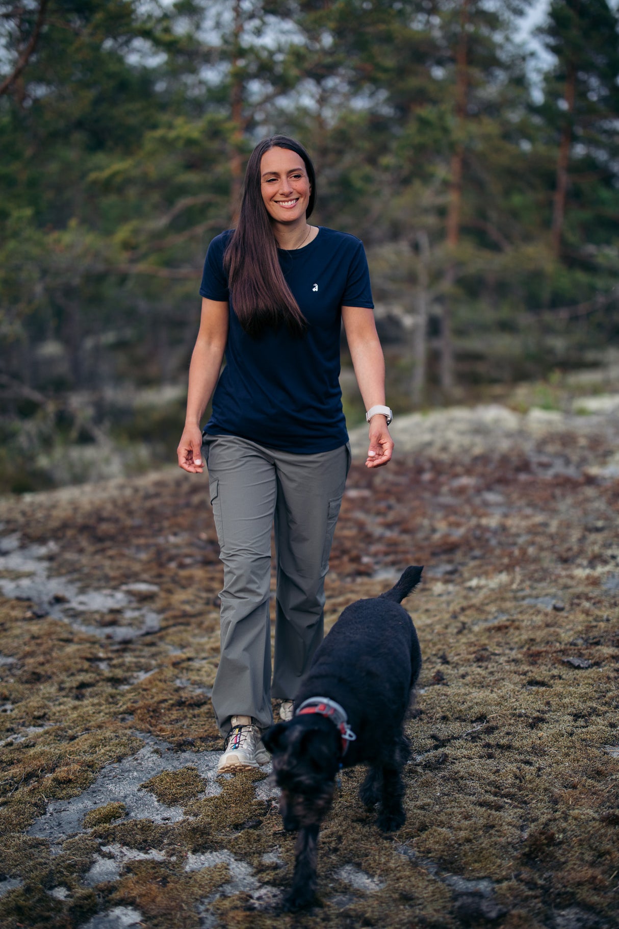 Flow Merino Tee - Indigo