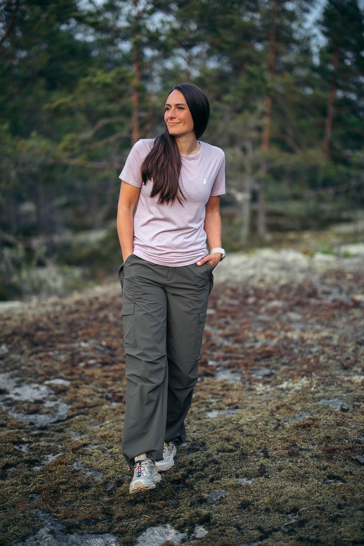 pantaloni Parachute - Olive