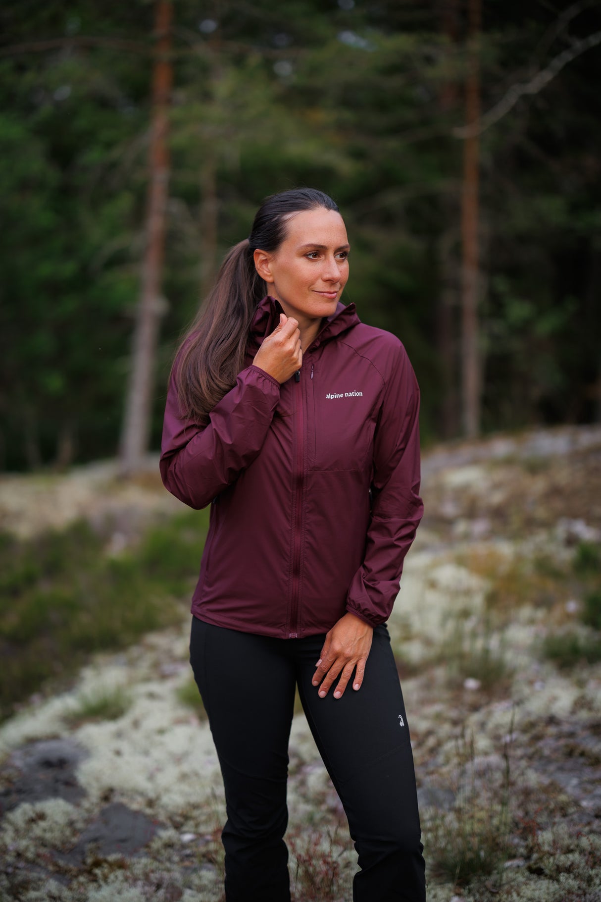 Aerial Jacket - Mulberry