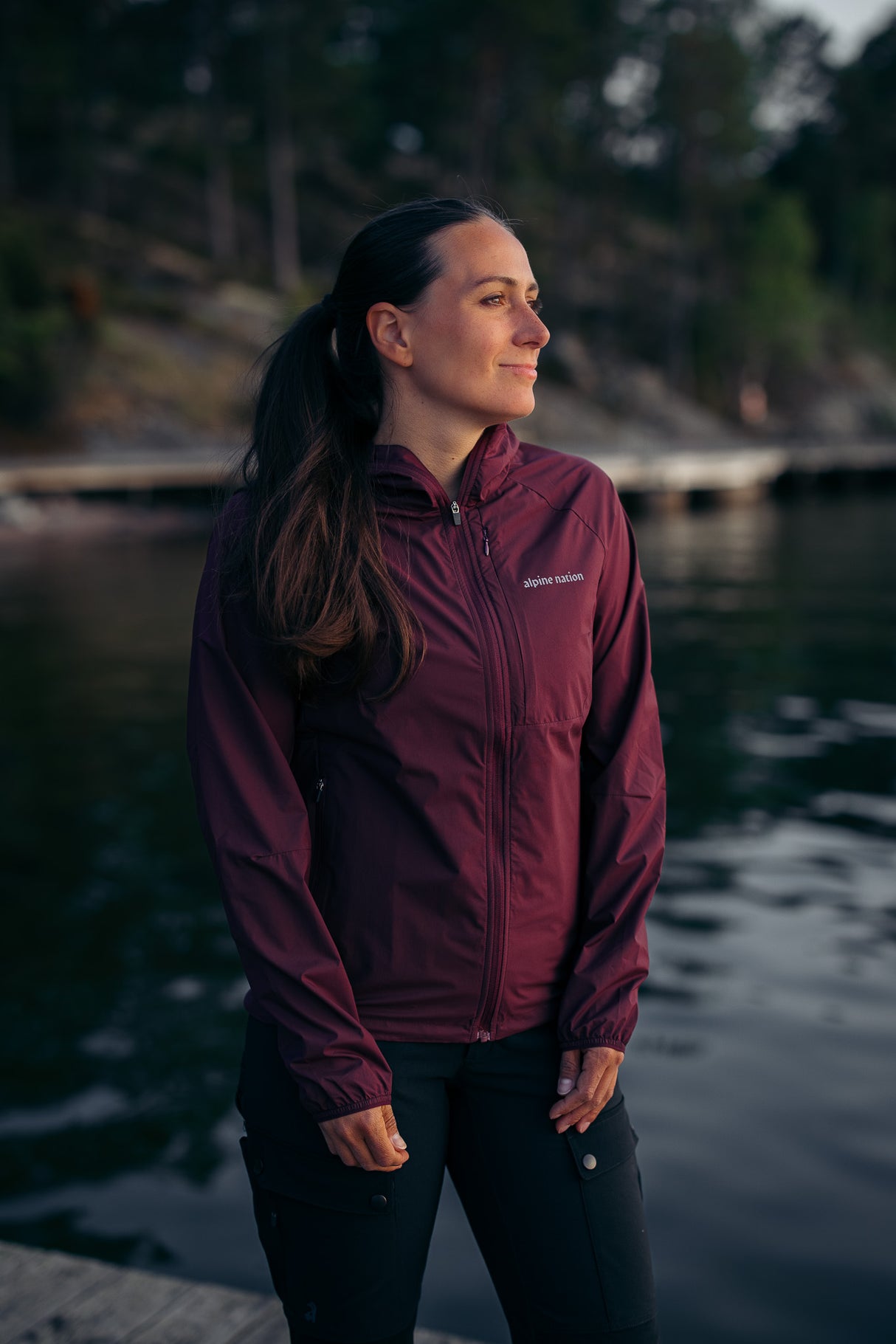 Aerial Jacket - Mulberry