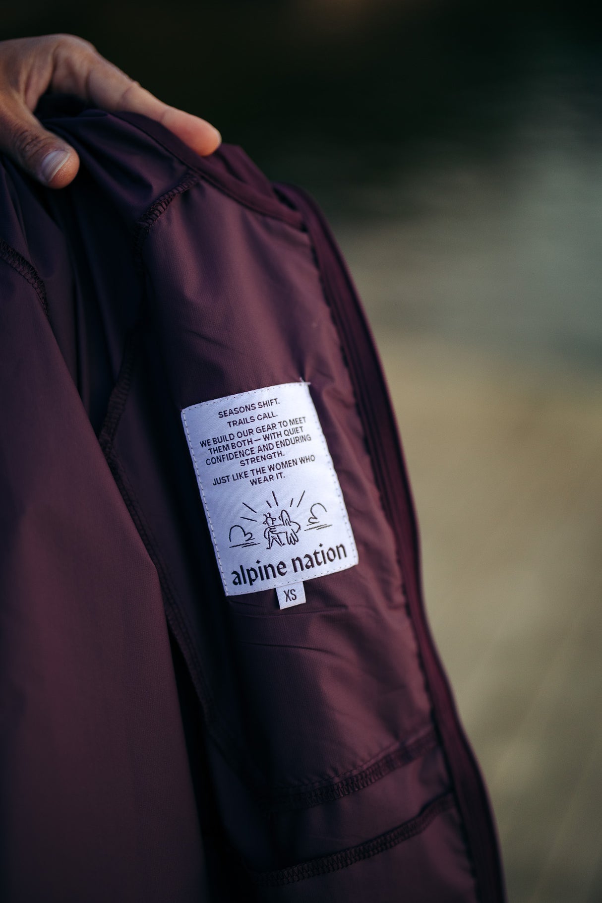 Aerial Jacket - Mulberry