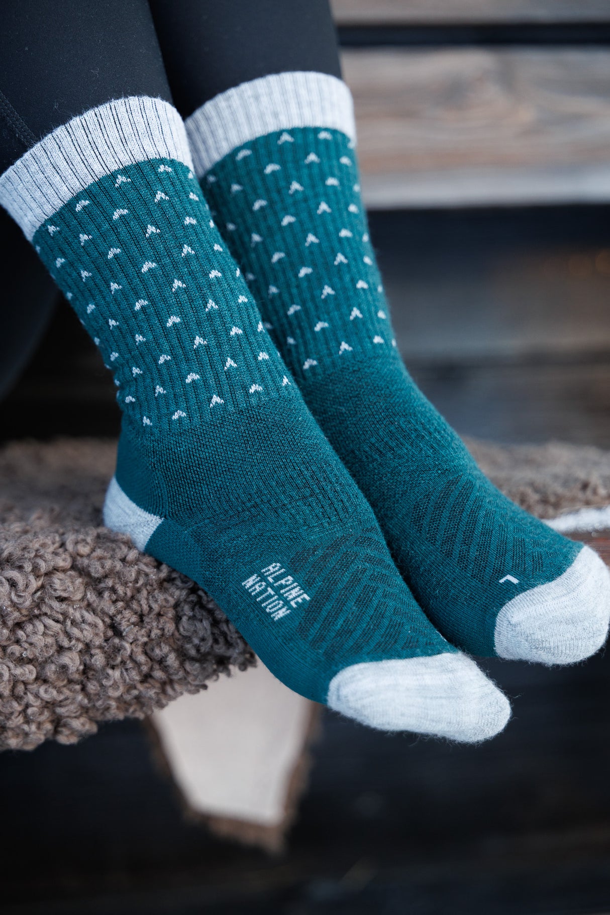 Abisko Wandersocken aus Merinowolle - Snowline