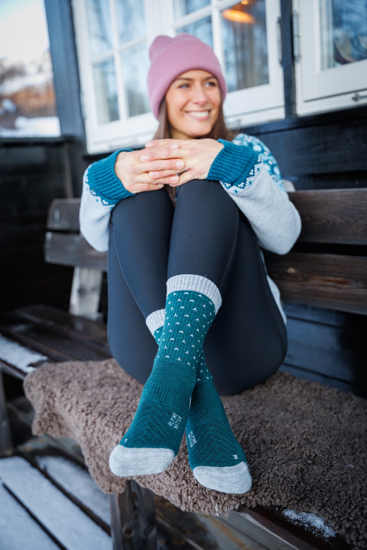 Abisko Merino Socks - Snowline