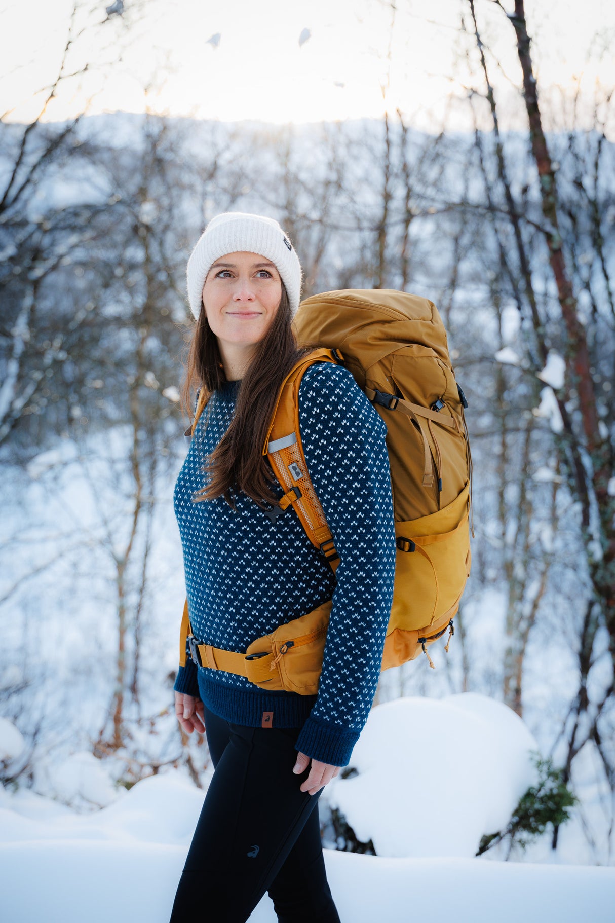 Seceda pleten pulover - Arctic Blue