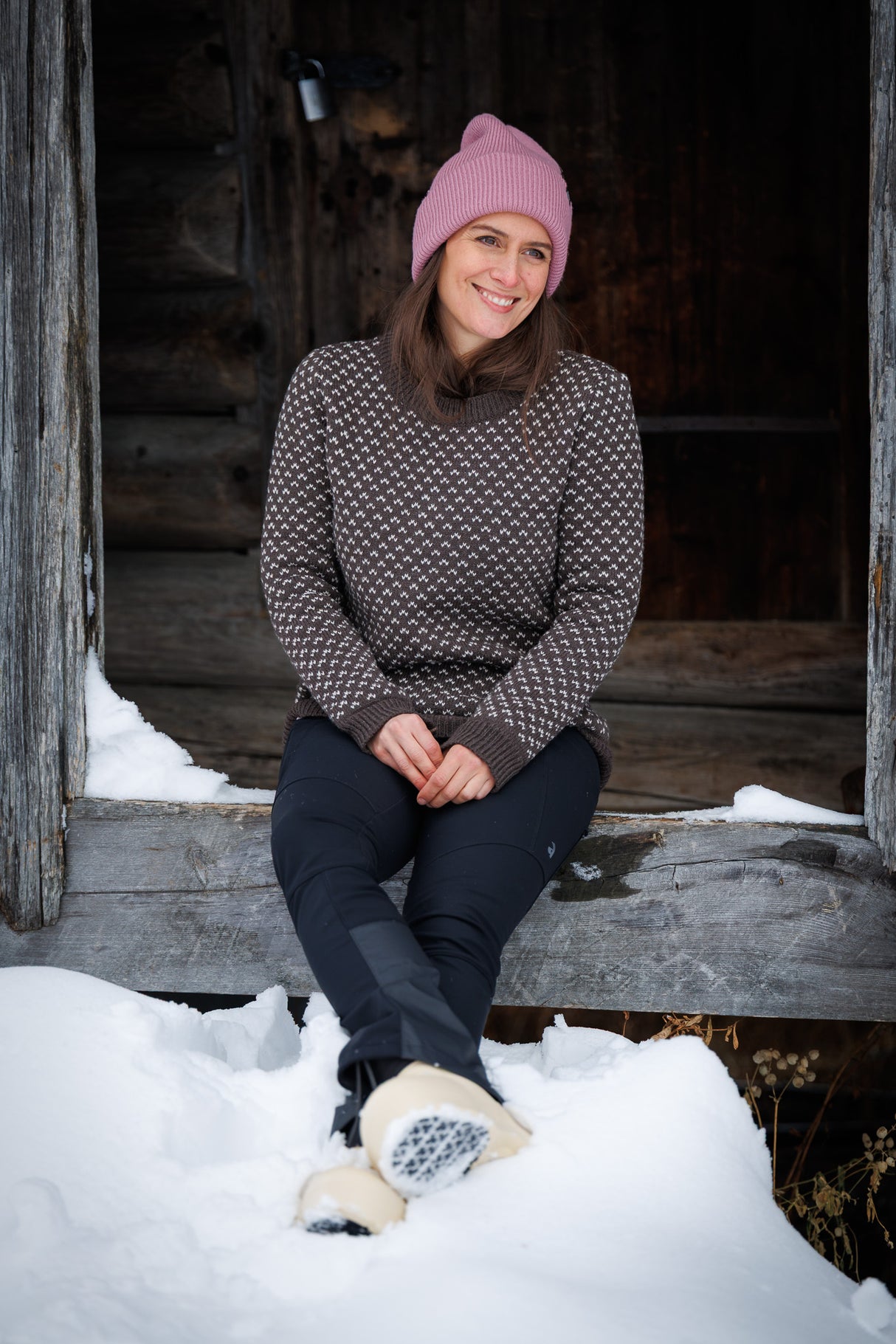 Seceda Knit Sweater - Mocha