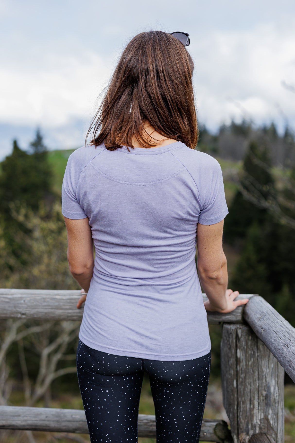 Merino Short Sleeve Tee Lilly