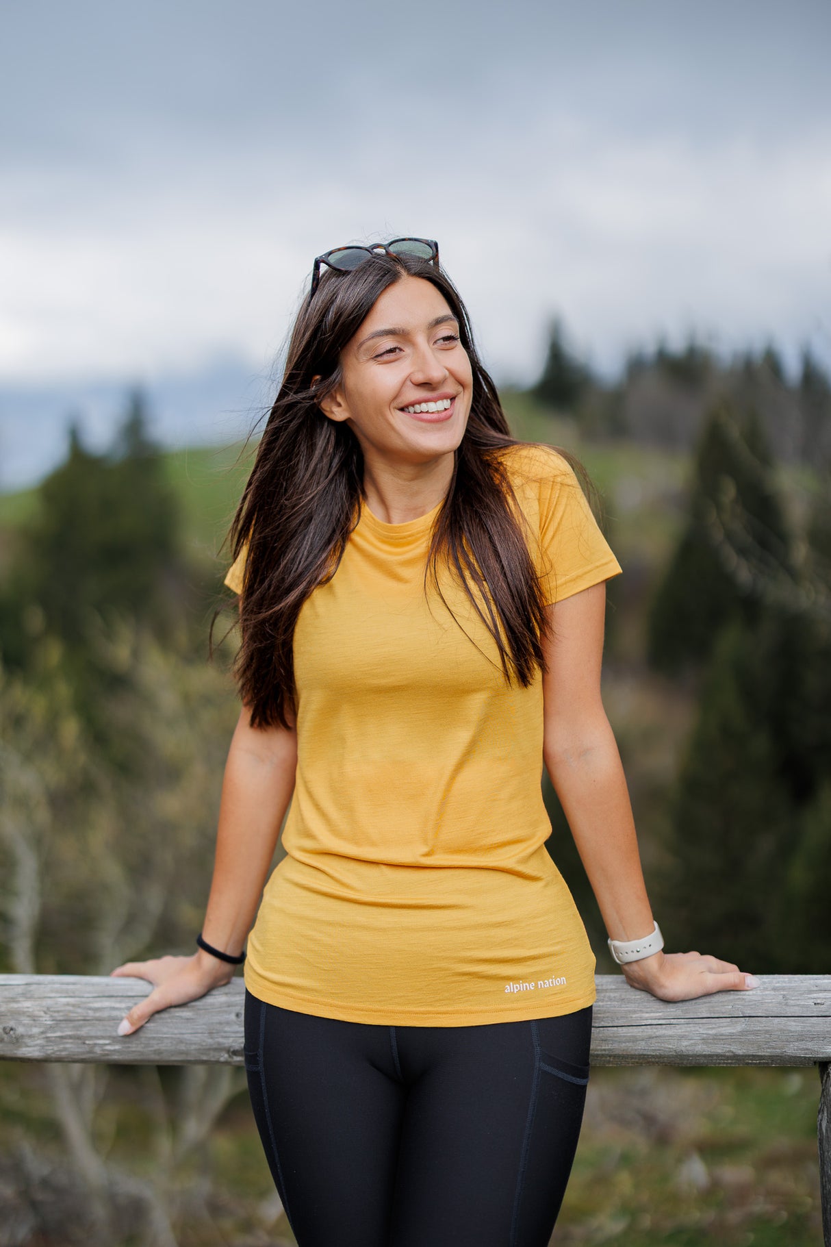 Merino Short Sleeve Tee Dandelion