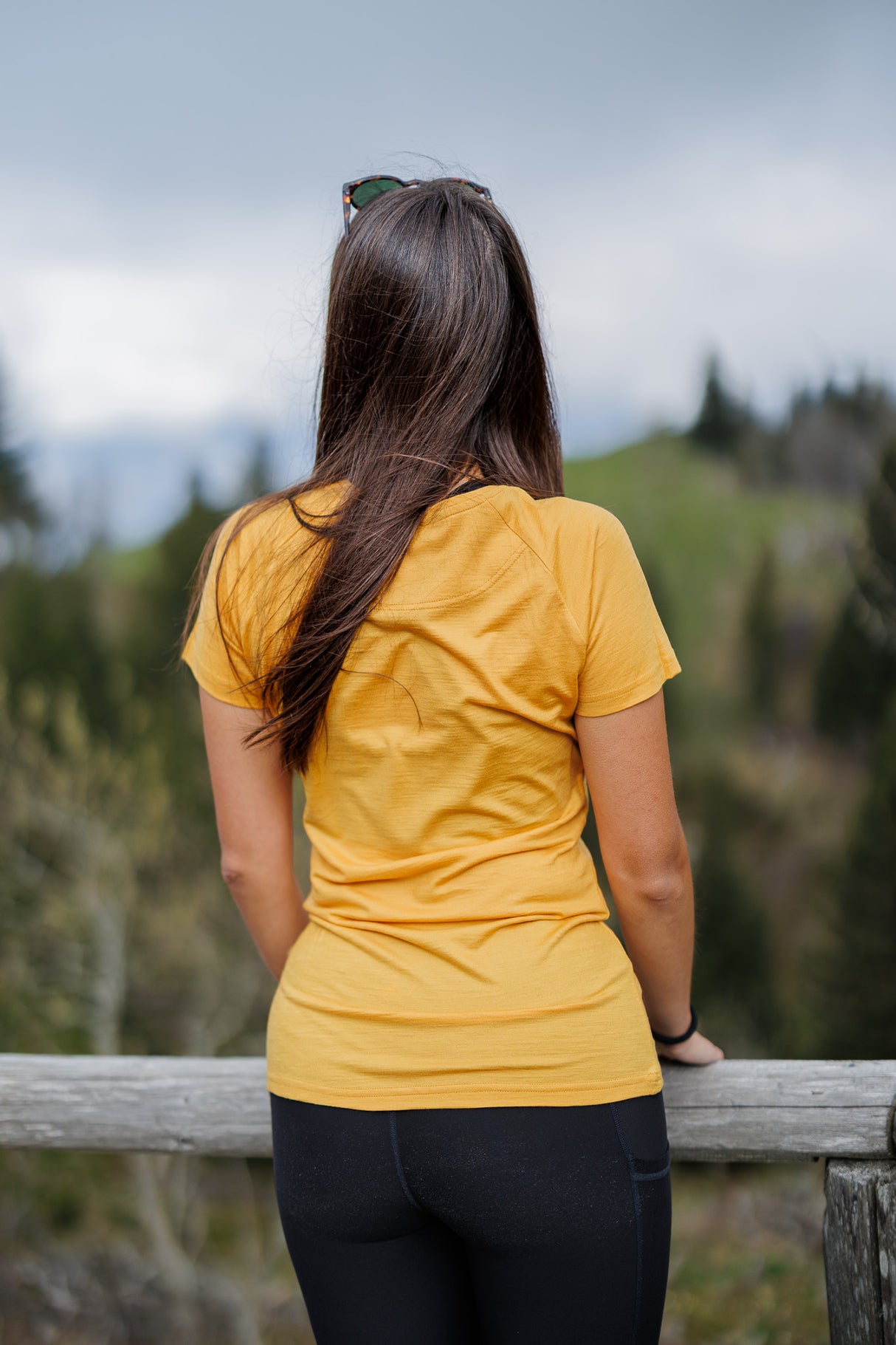 Merino Short Sleeve Tee Dandelion