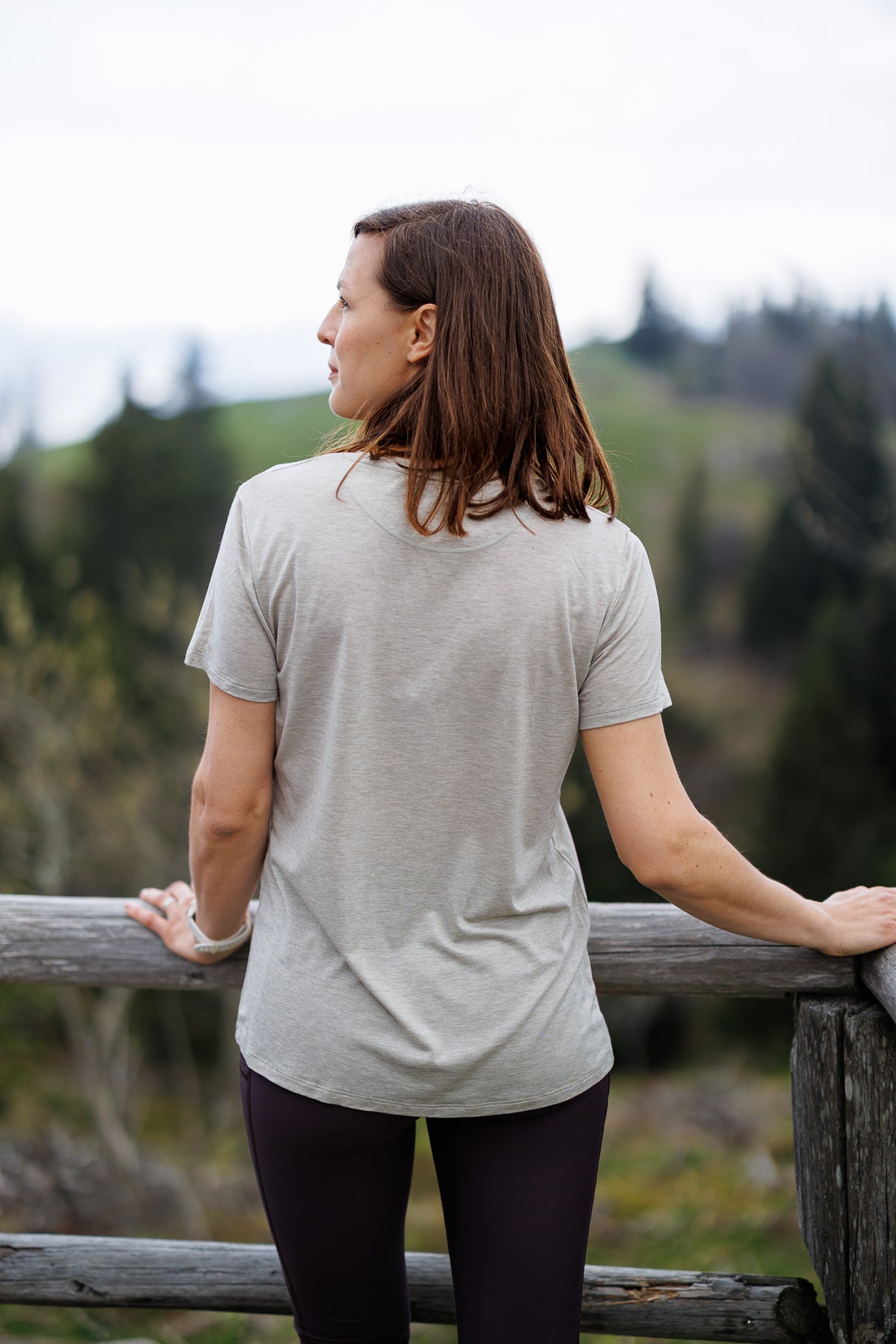 Flow Merino Tee - Sandstone